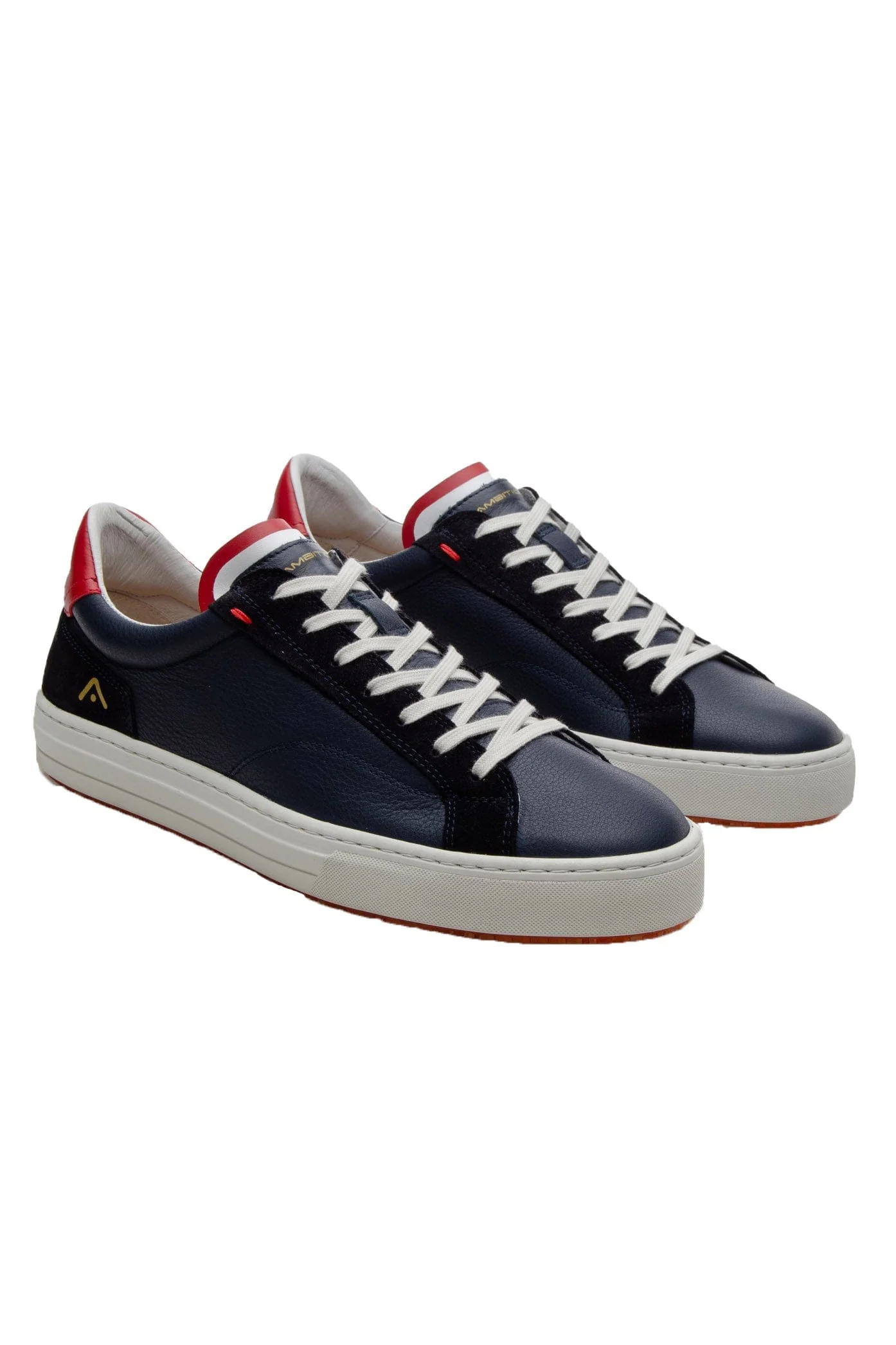 Anopolis Lace Up Trainers - Navy/Red - Image 2
