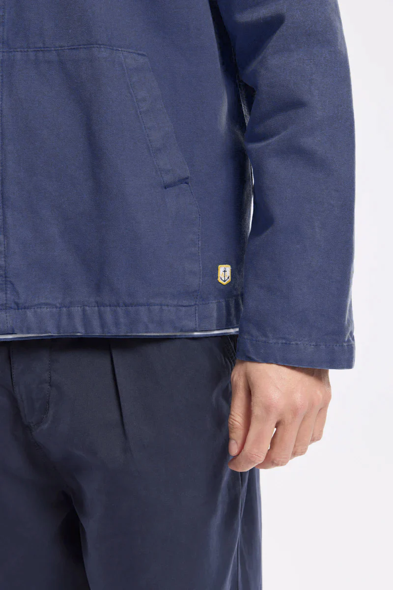 Fisherman Cotton Canvas Jacket - Marine Deep - Image 6