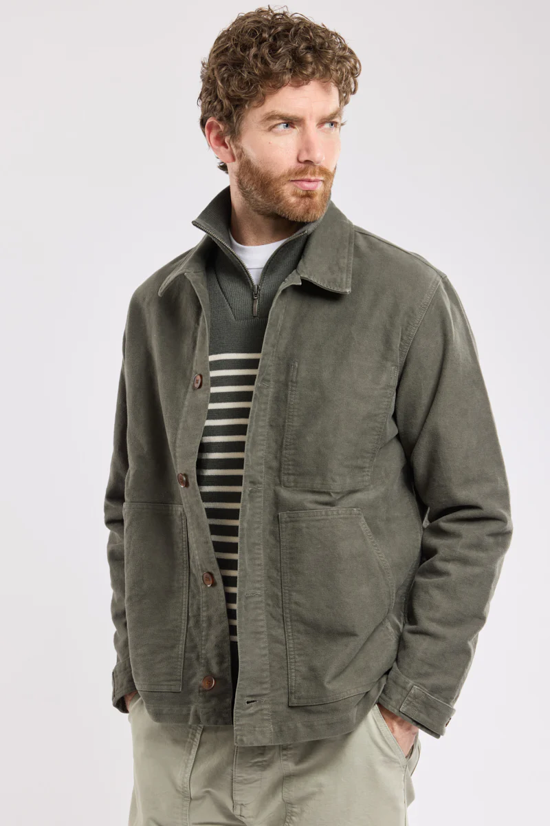 Fisherman Cotton Moleskin Jacket - Chimera - Image 2