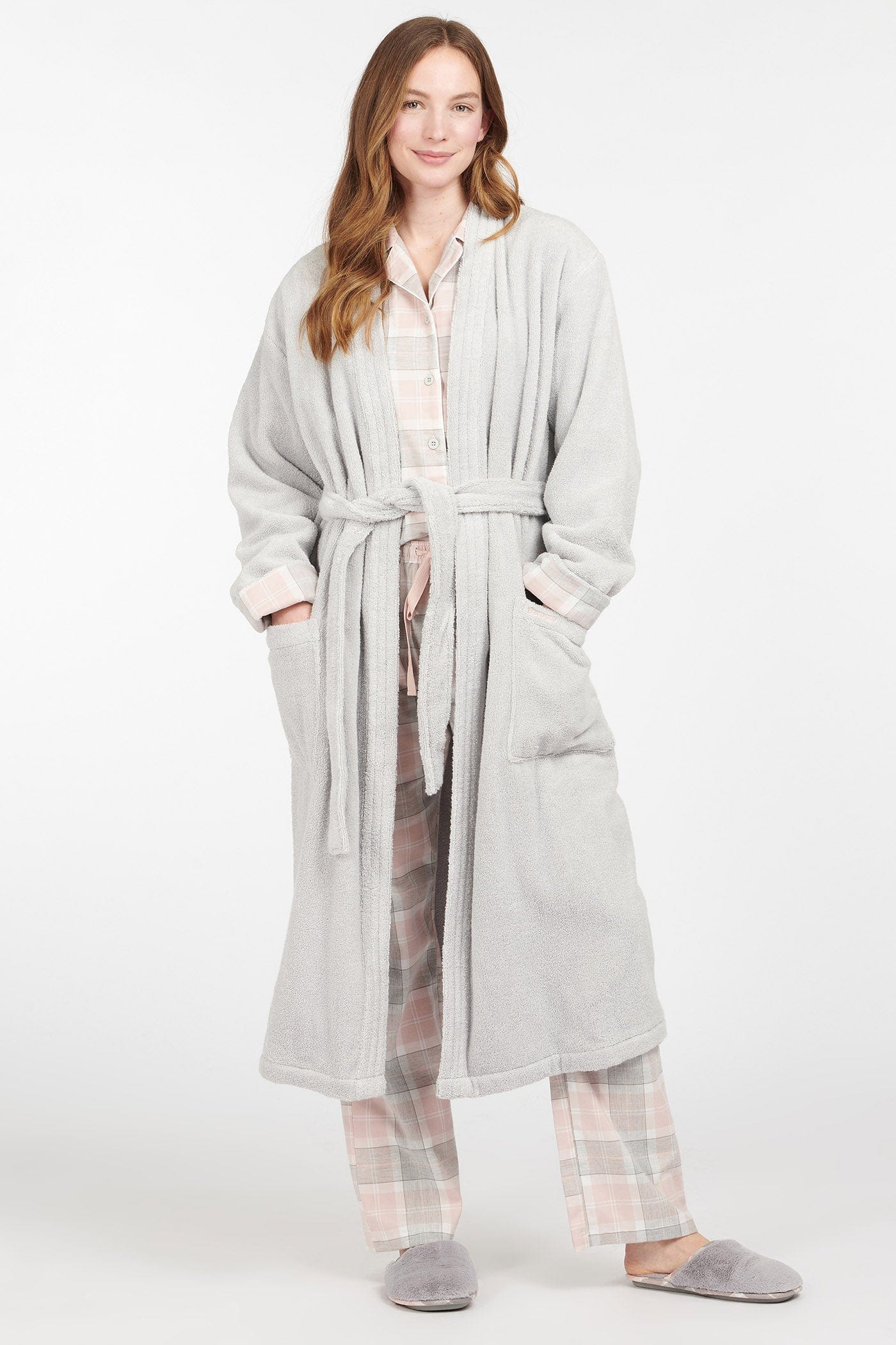 Ada Dressing Gown - Grey - Image 2