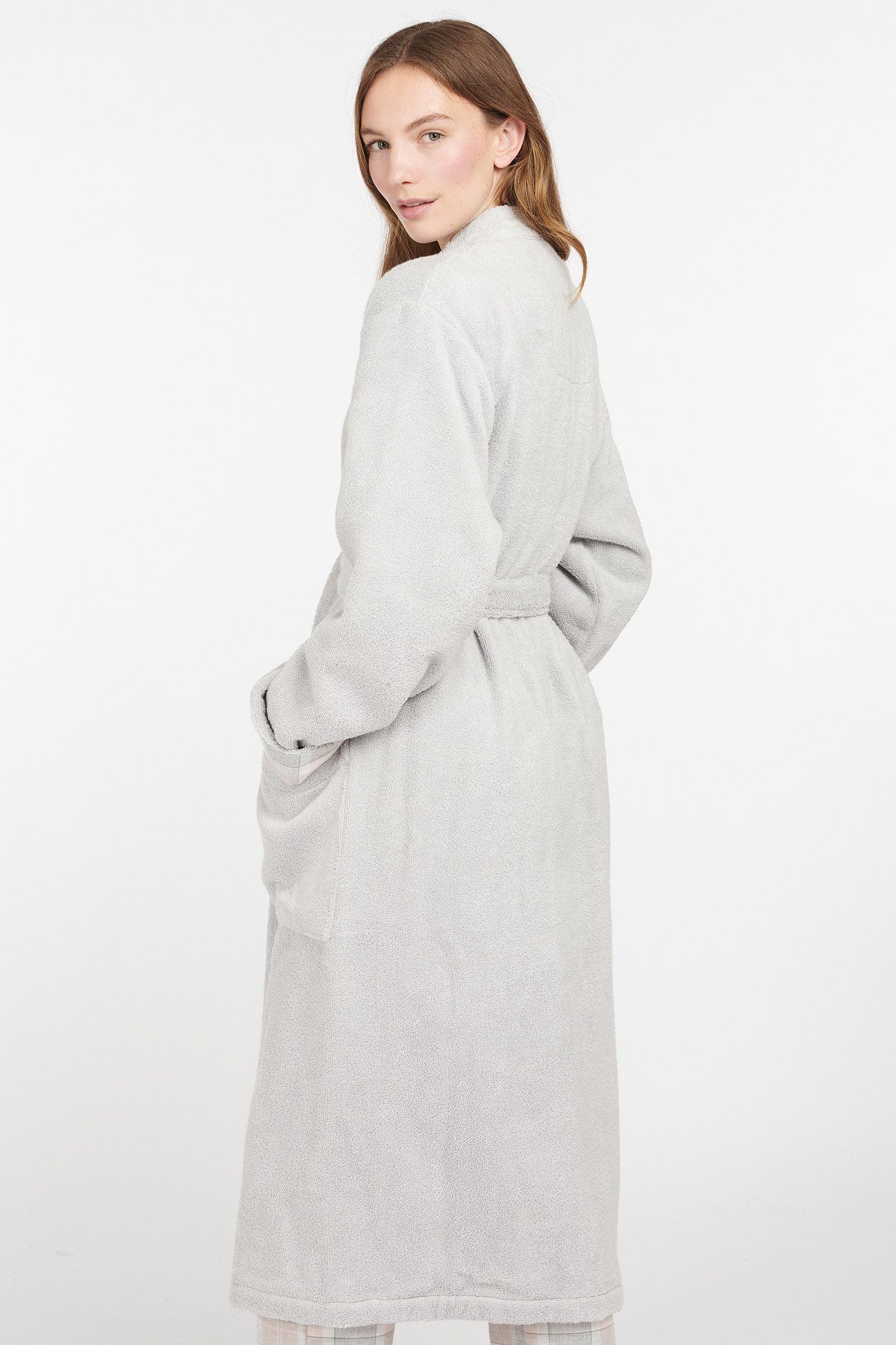 Ada Dressing Gown - Grey - Image 3