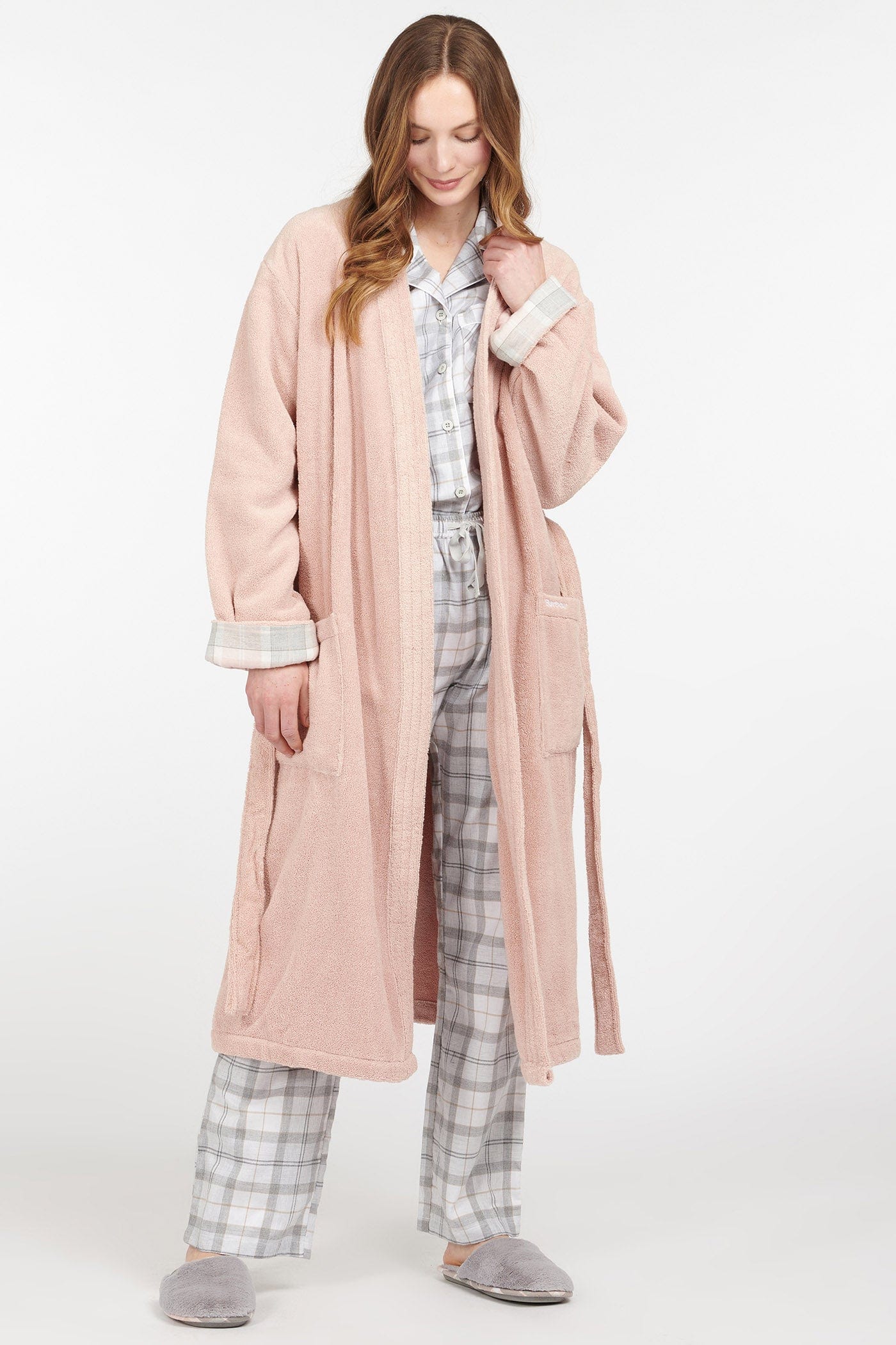 Ada Dressing Gown - Light Pink - Image 3