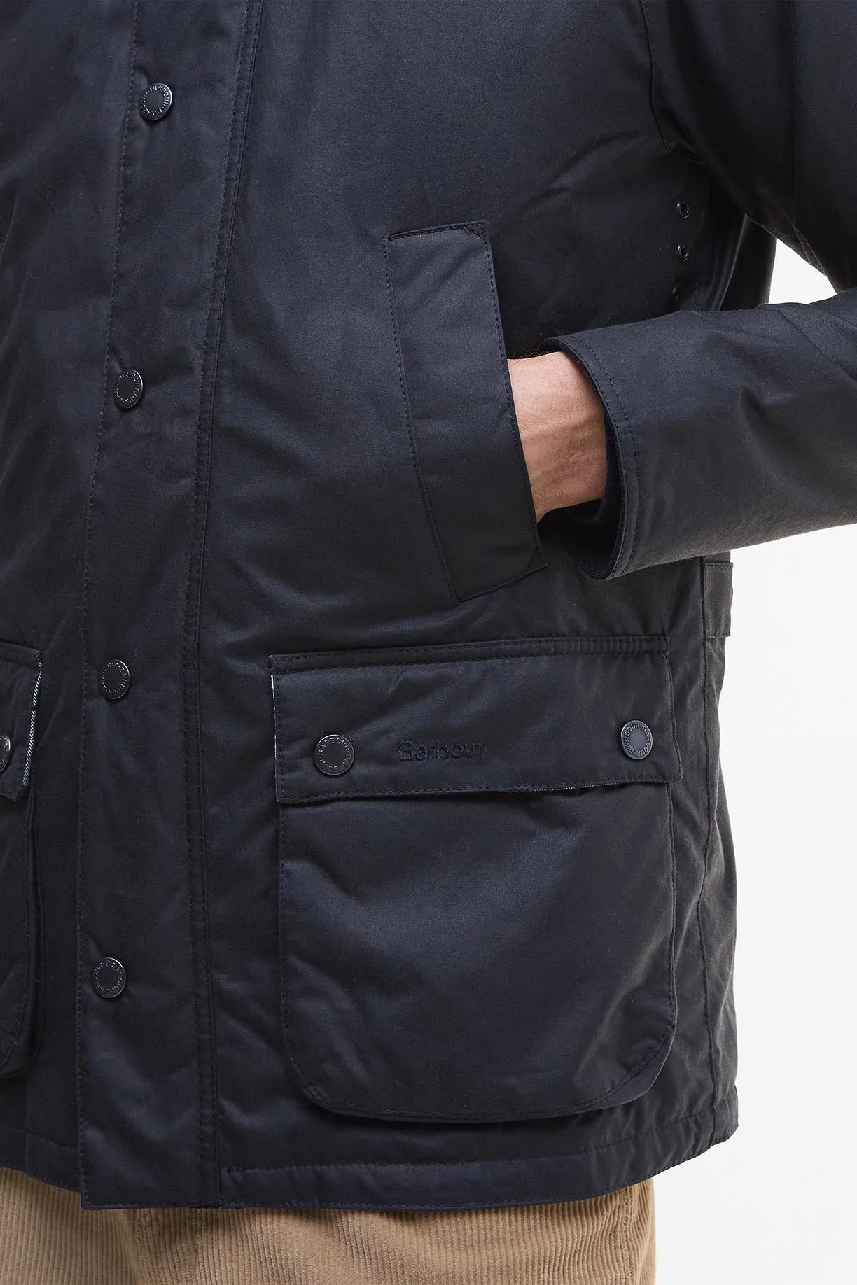 Ambleside Waxed Jacket - Navy - Image 6