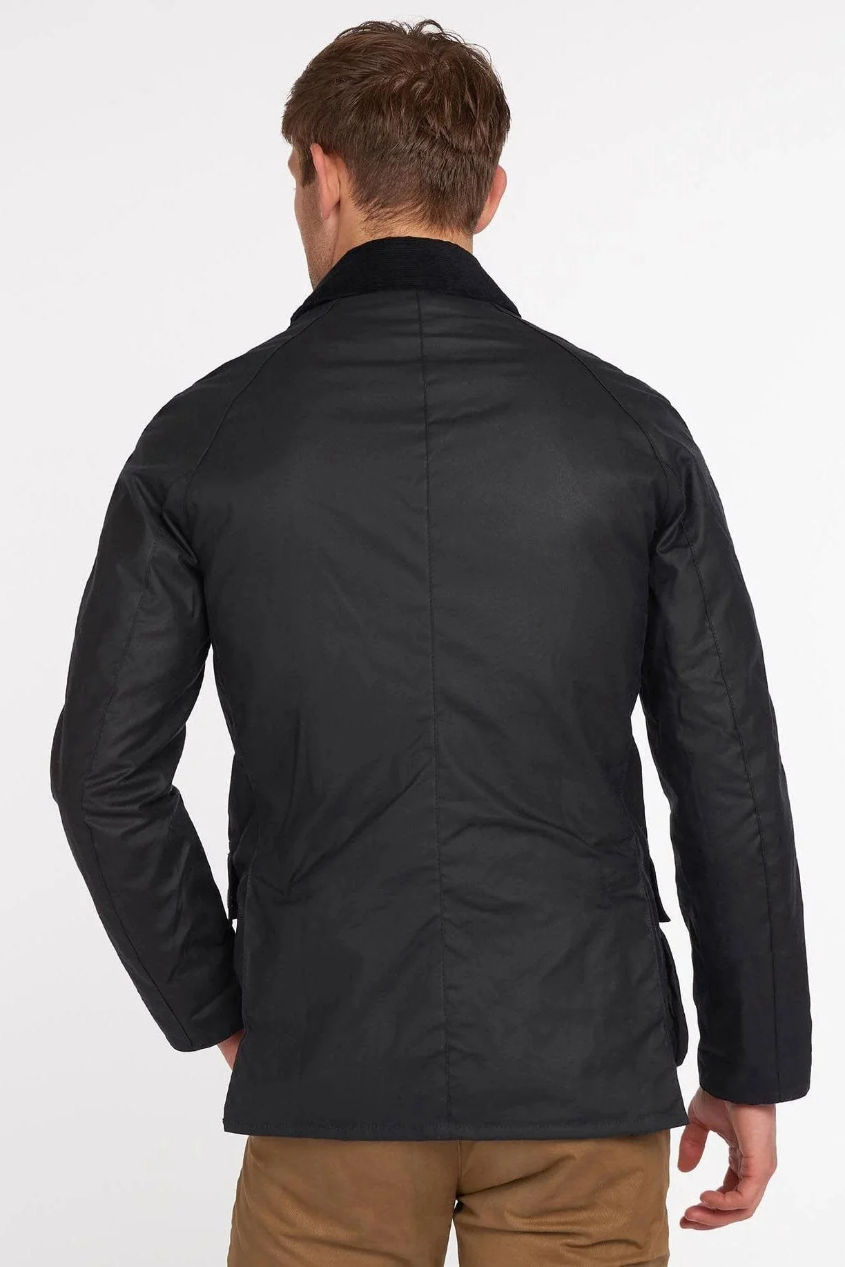 Ashby Wax Jacket - Navy - Image 4