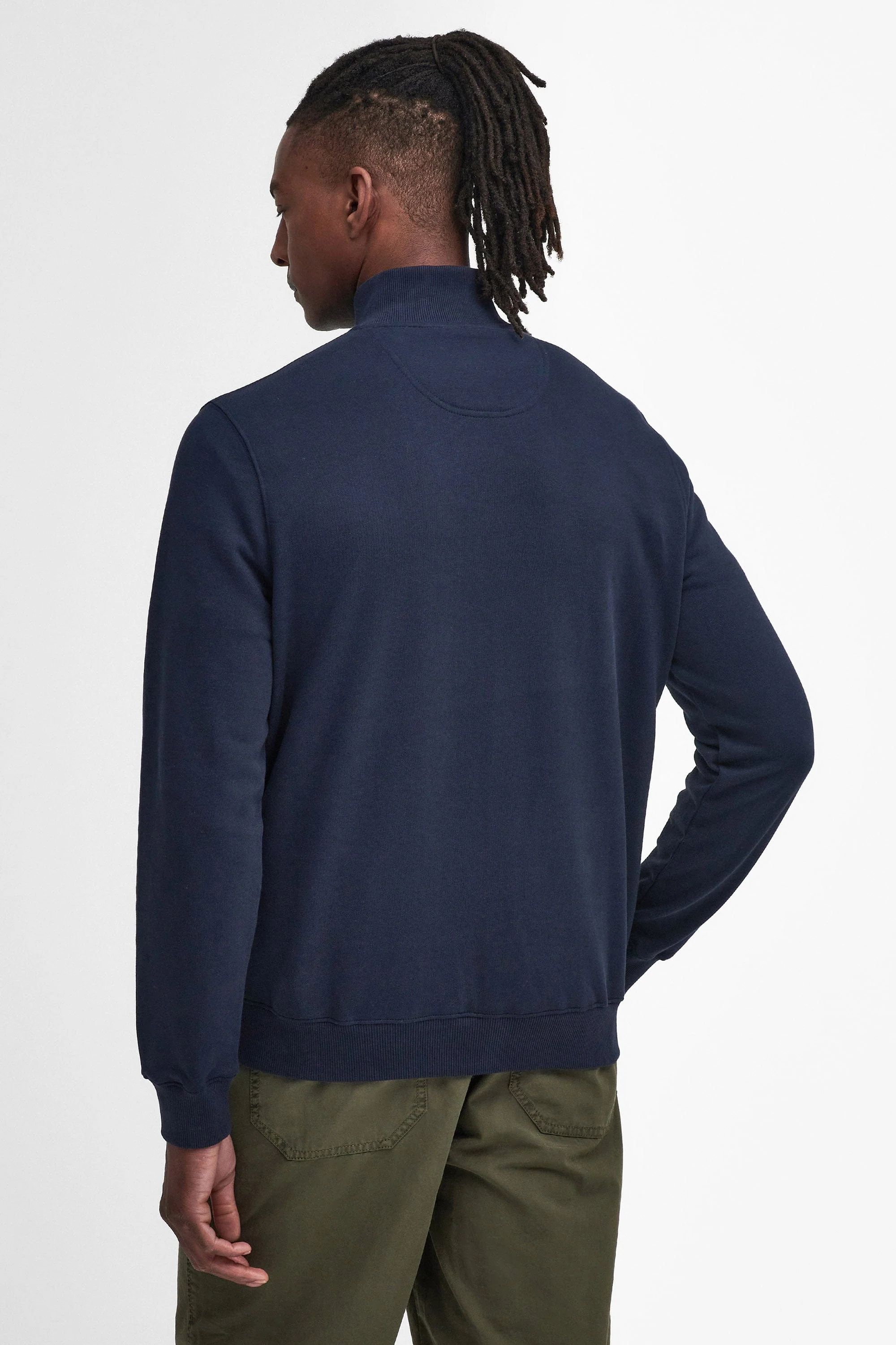 Beckhill Half Zip Sweatshirt - Navy - Image 7