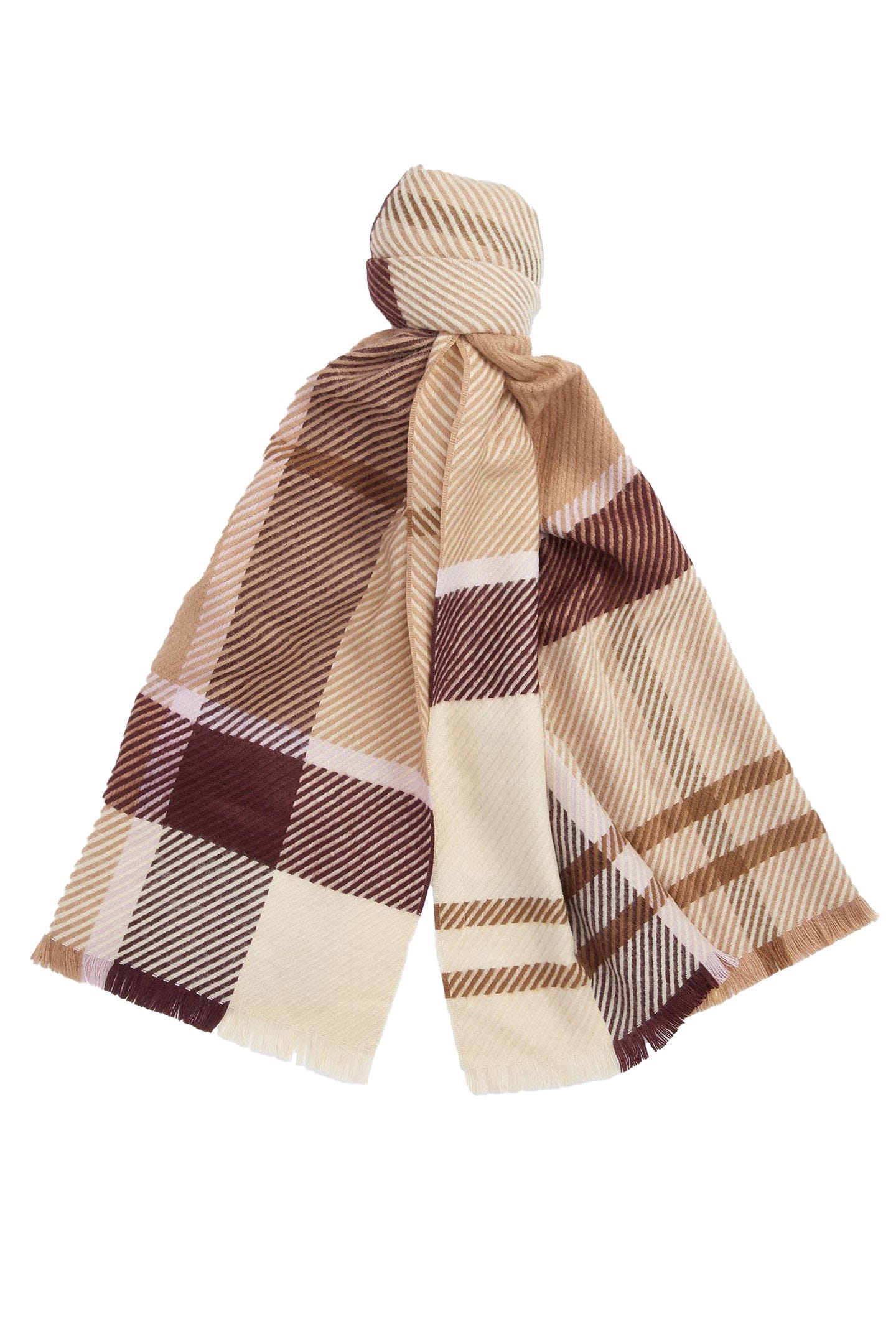 Blair Tartan Scarf - Muted Cabernet