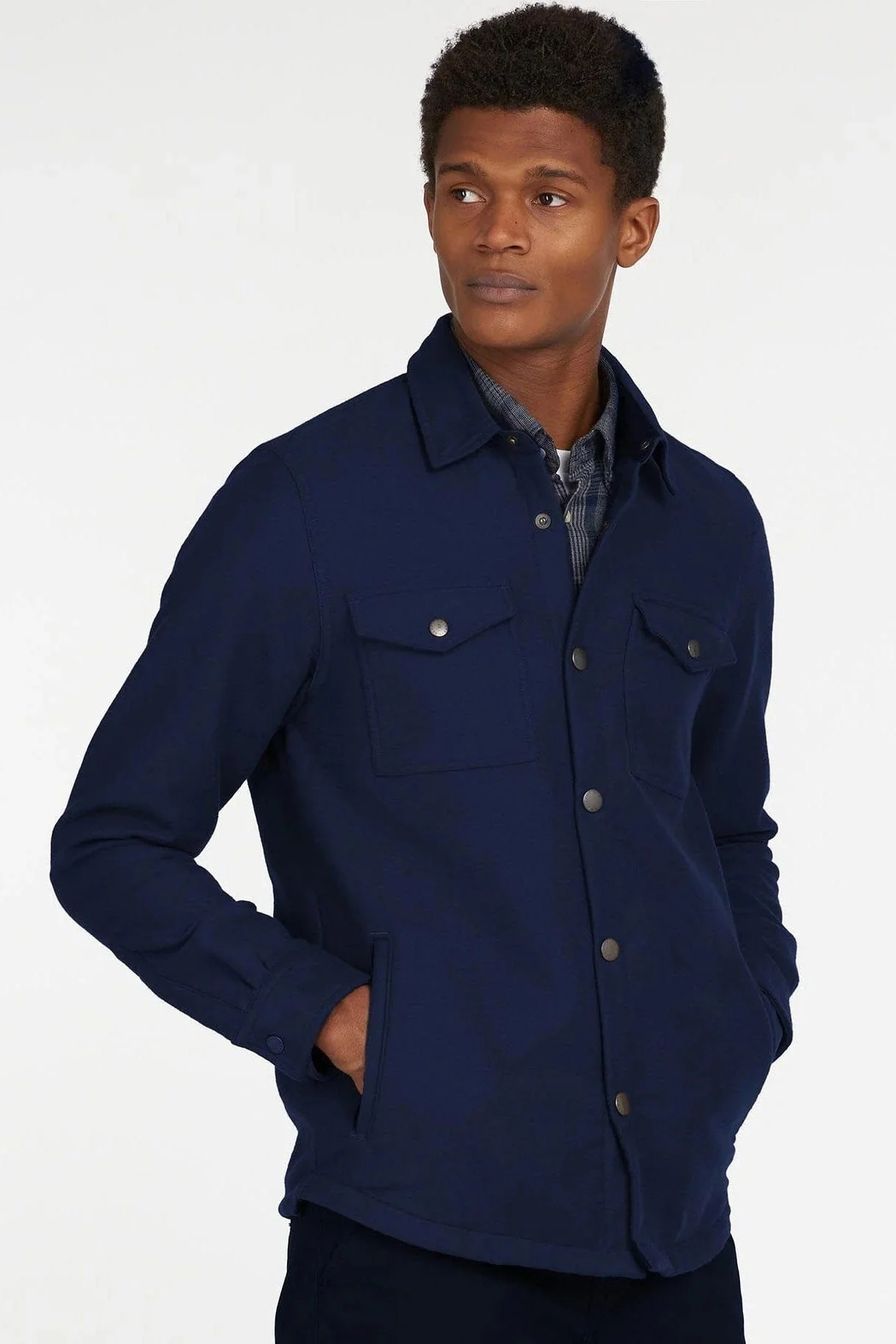 Carrbridge Overshirt - Navy - Image 2