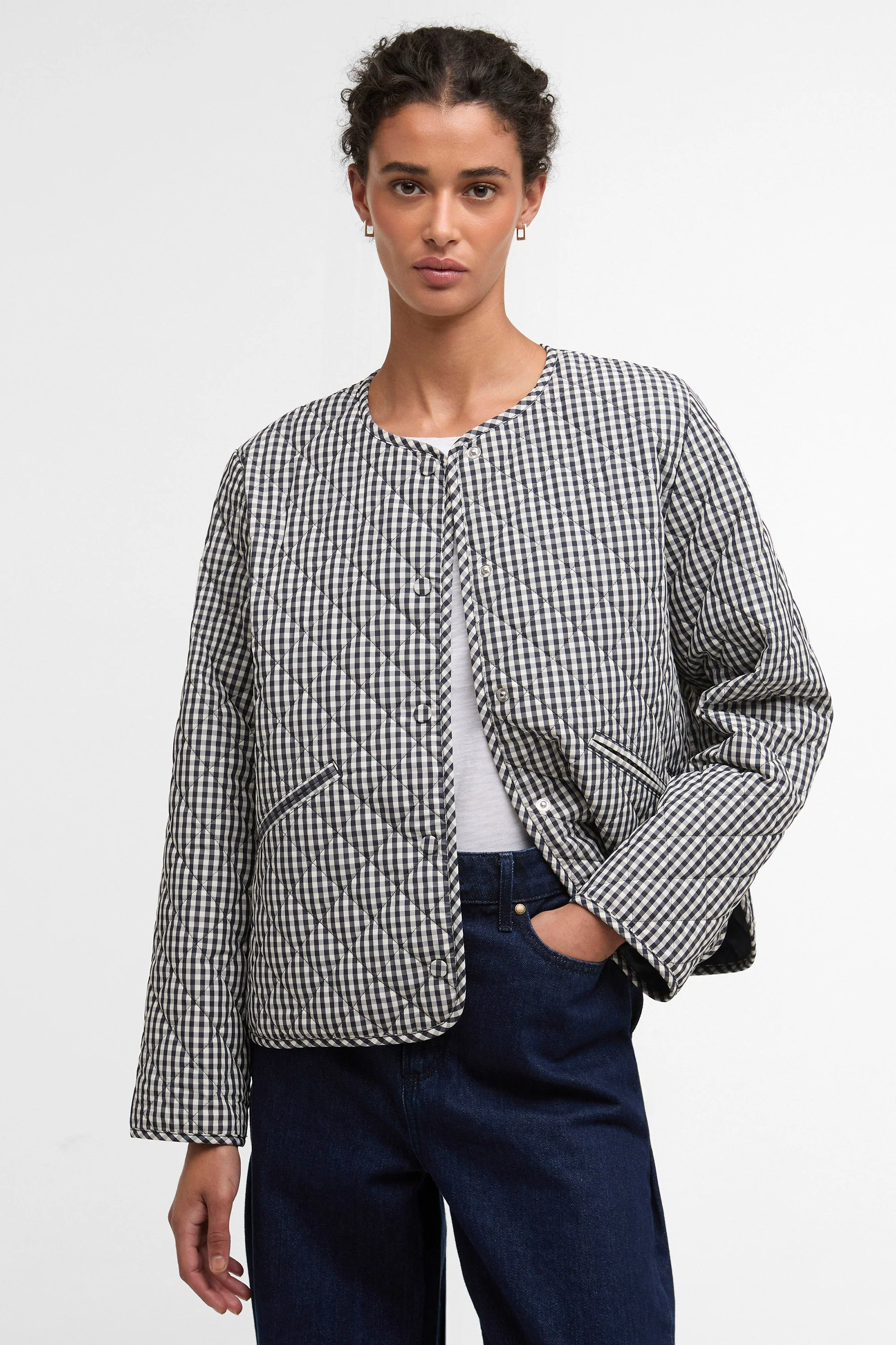 Cashel Quilt - Navy Gingham/Dark Navy - Image 2