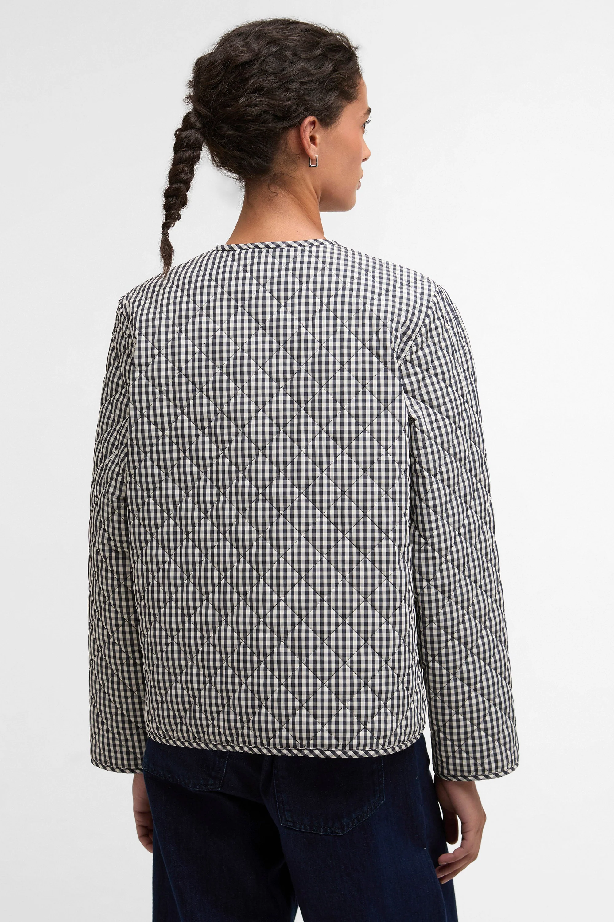 Cashel Quilt - Navy Gingham/Dark Navy - Image 3