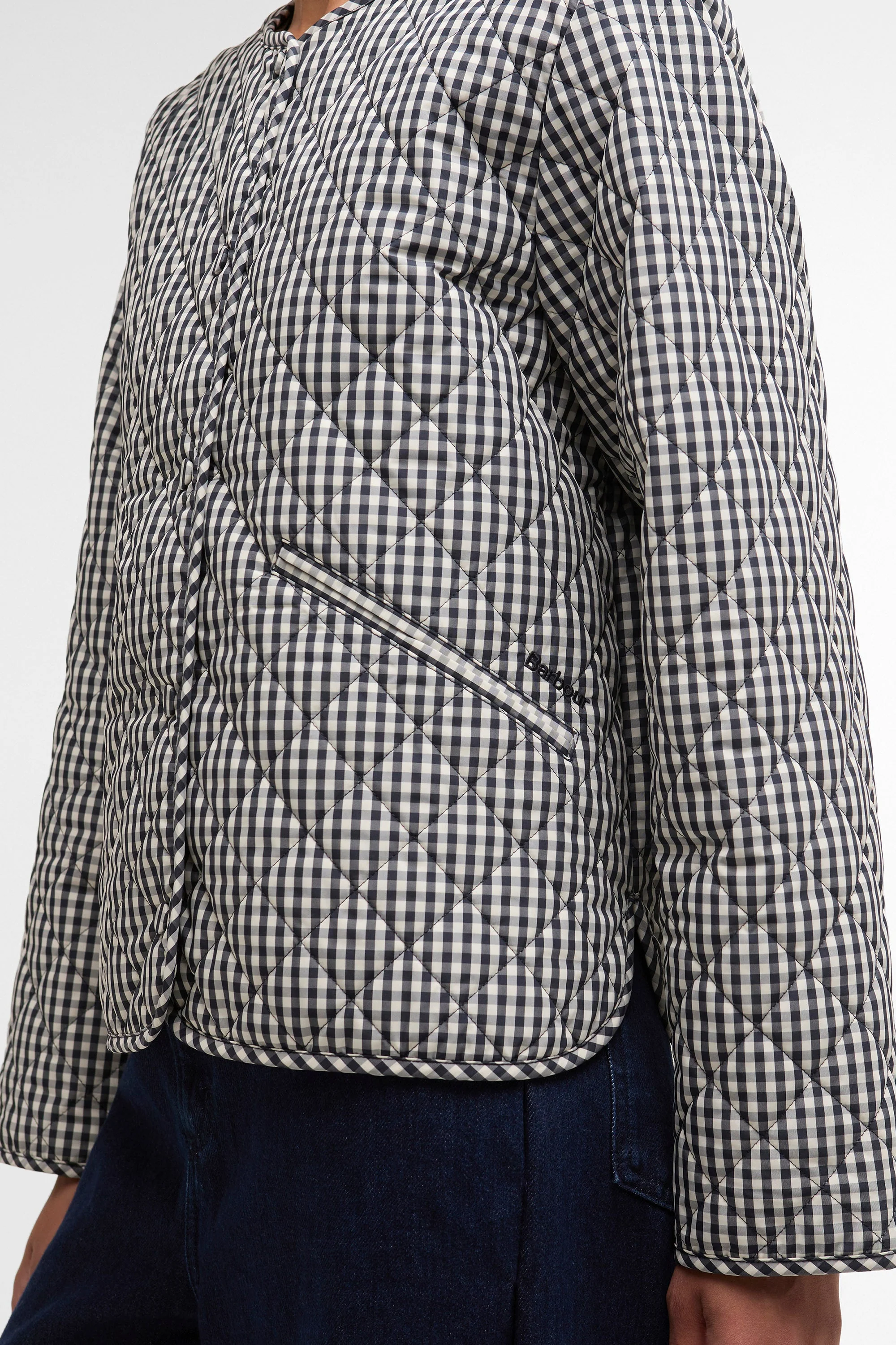 Cashel Quilt - Navy Gingham/Dark Navy - Image 4