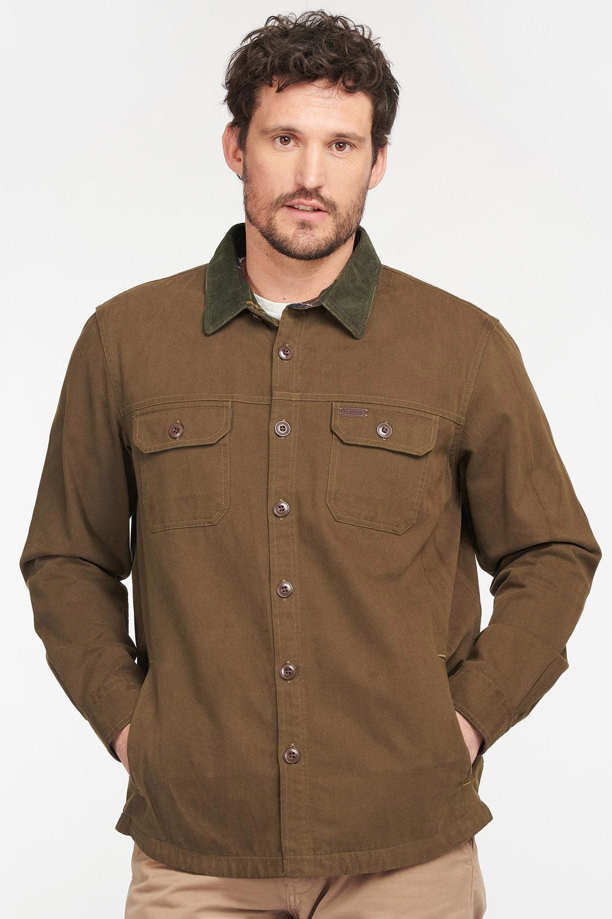 Catbell Overshirt - Dark Olive - Image 2