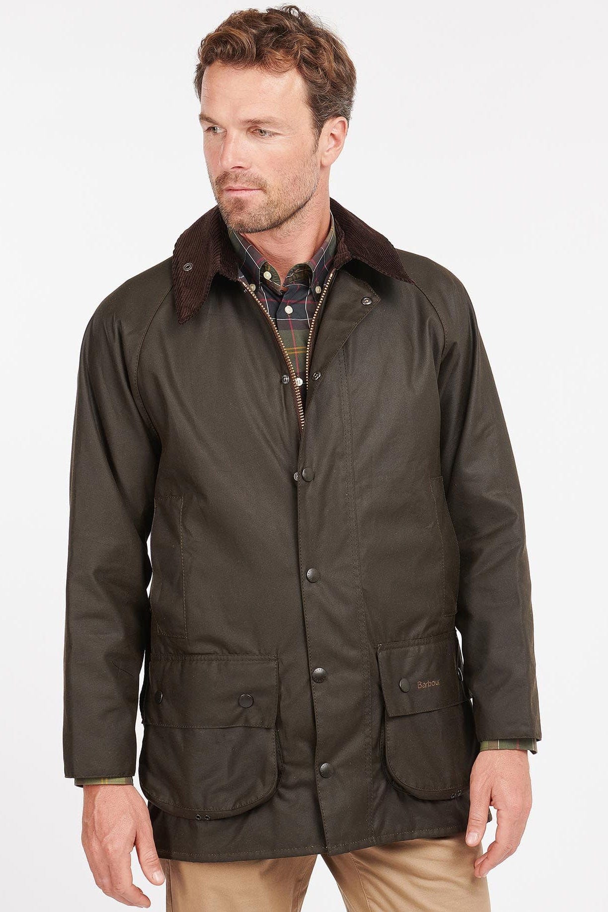Classic Beaufort Wax Jacket - Olive - Image 2