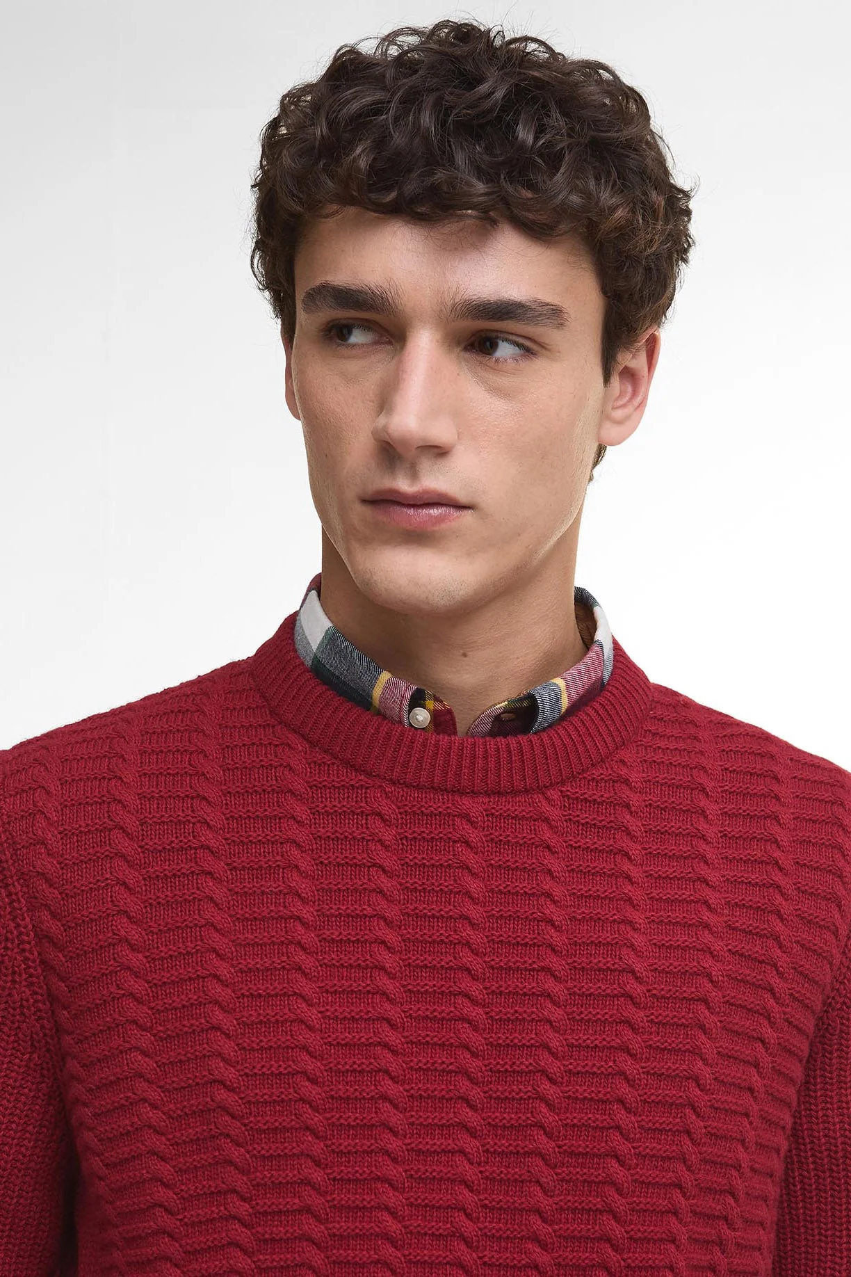 Cleveland Crew Neck Jumper - Biking Red - Image 4