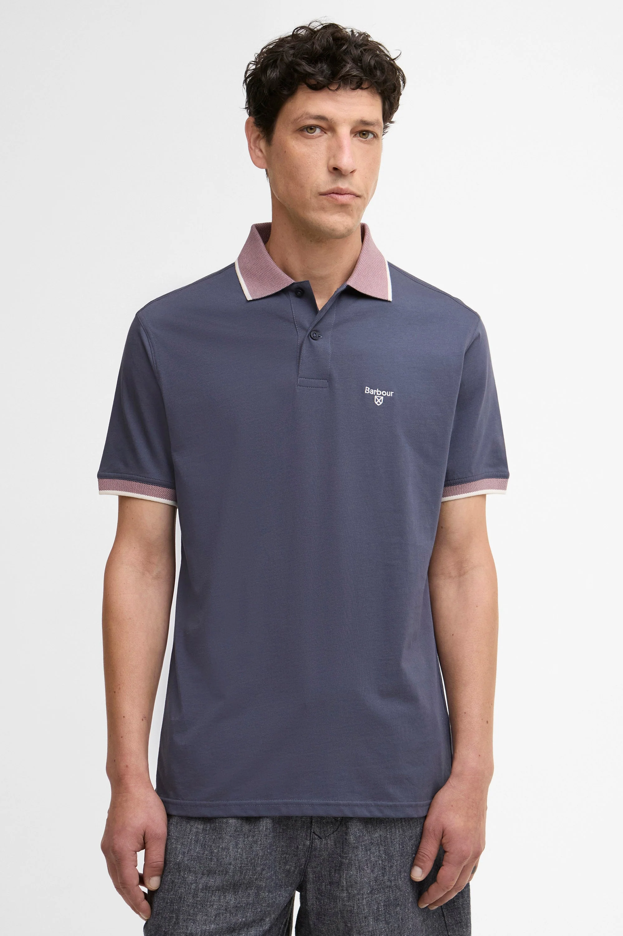 Cornsay Polo - Washed Navy - Image 2