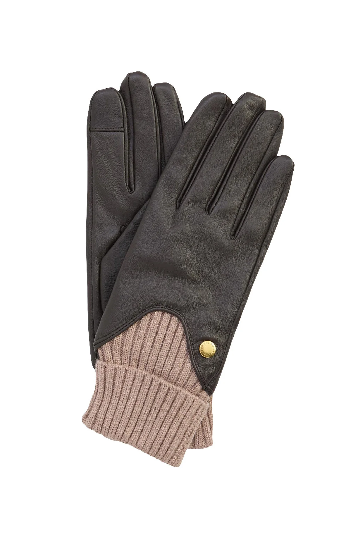 Deanna Leather Gloves - Brown/Camel