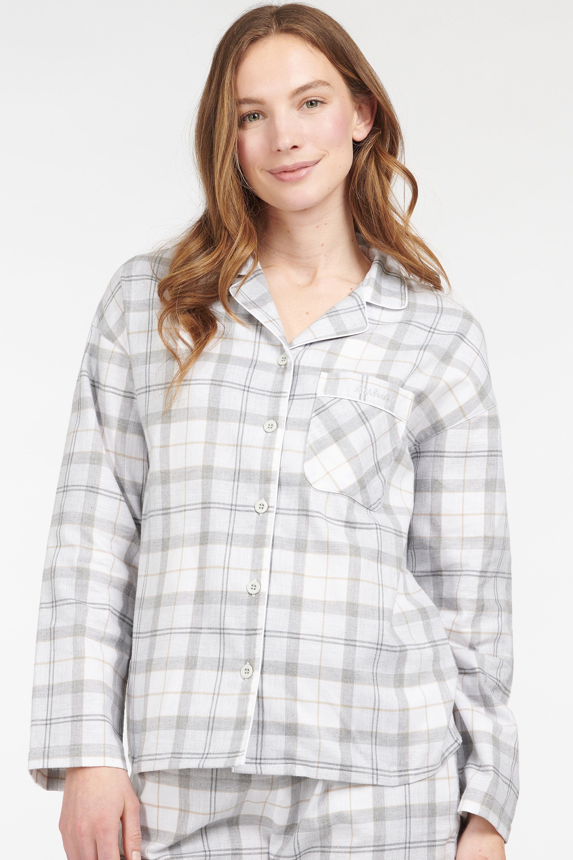Ellery Pyjama Set - Light Grey Marl - Image 2