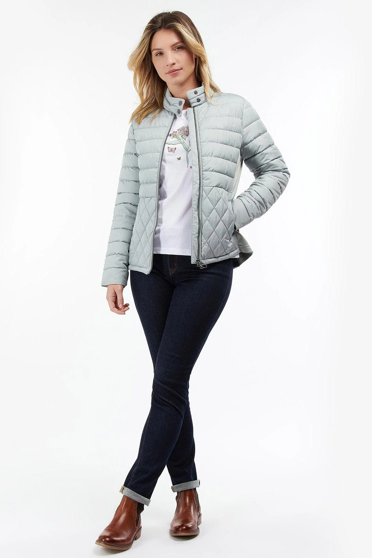 Esme Quilted Jacket - Lily Pad - Image 3
