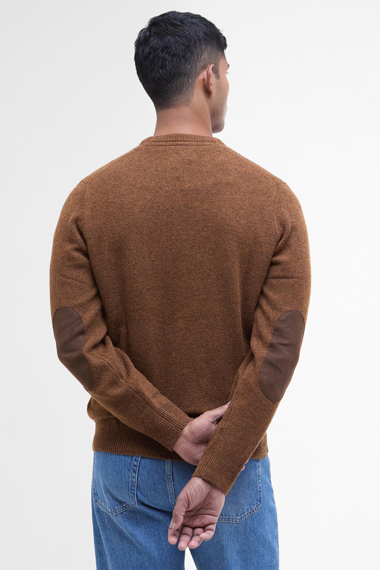 Essential Patch Crew-Neck Jumper - Bracken - Image 3