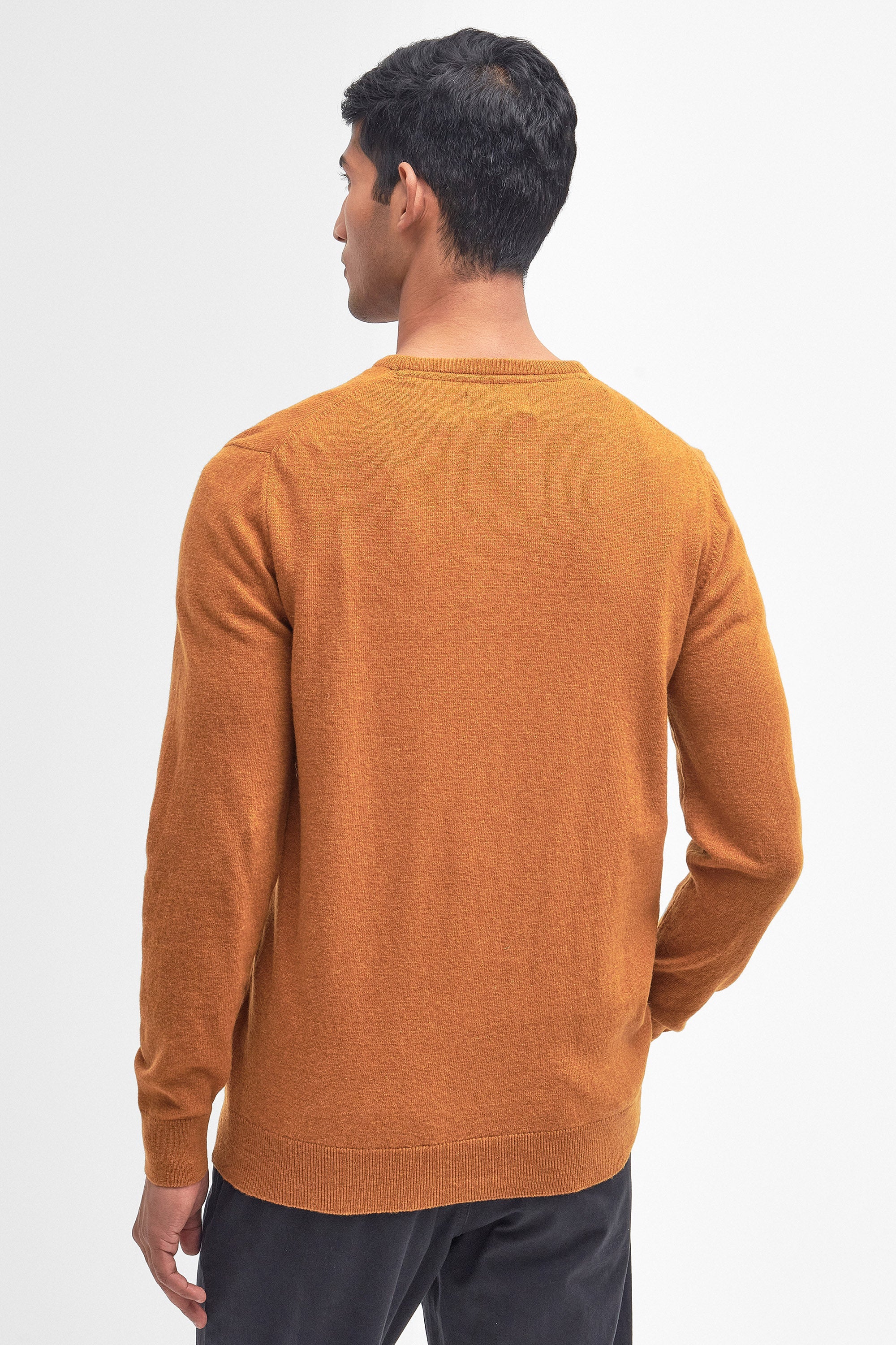 Essential Crew Neck Jumper - Dark Copper - Image 3