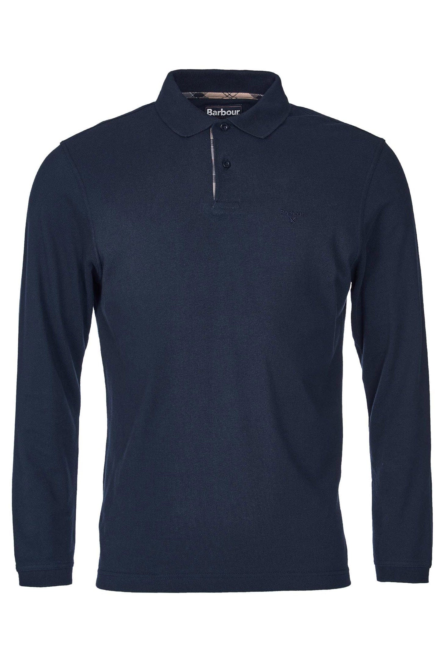 Essential Long Sleeve Sports Polo - Navy