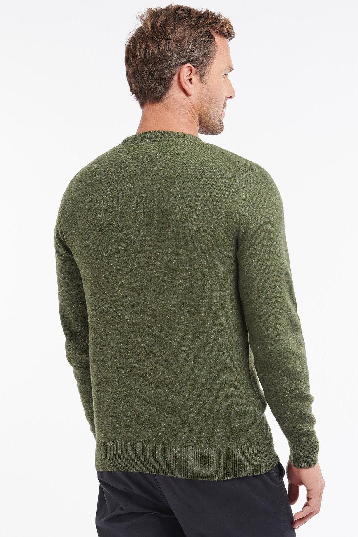 Essential Tisbury Crew Neck Jumper - Forest - Image 3