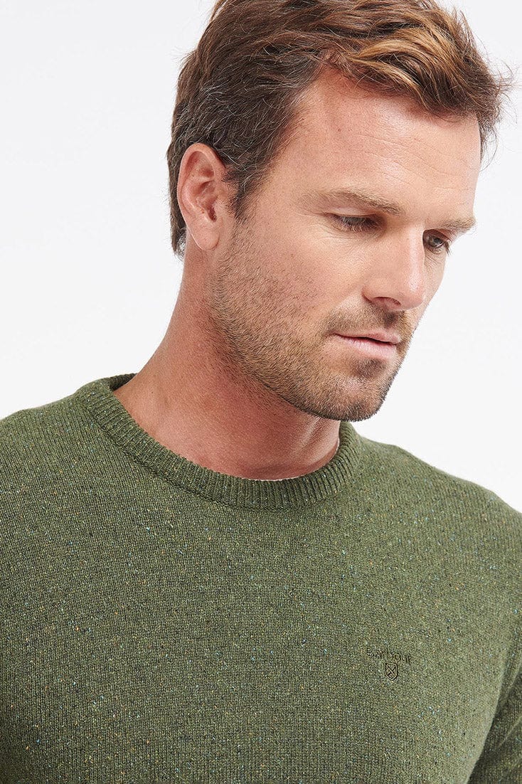 Essential Tisbury Crew Neck Jumper - Forest - Image 4
