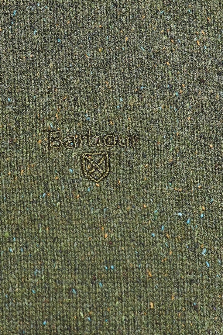 Essential Tisbury Crew Neck Jumper - Forest - Image 6