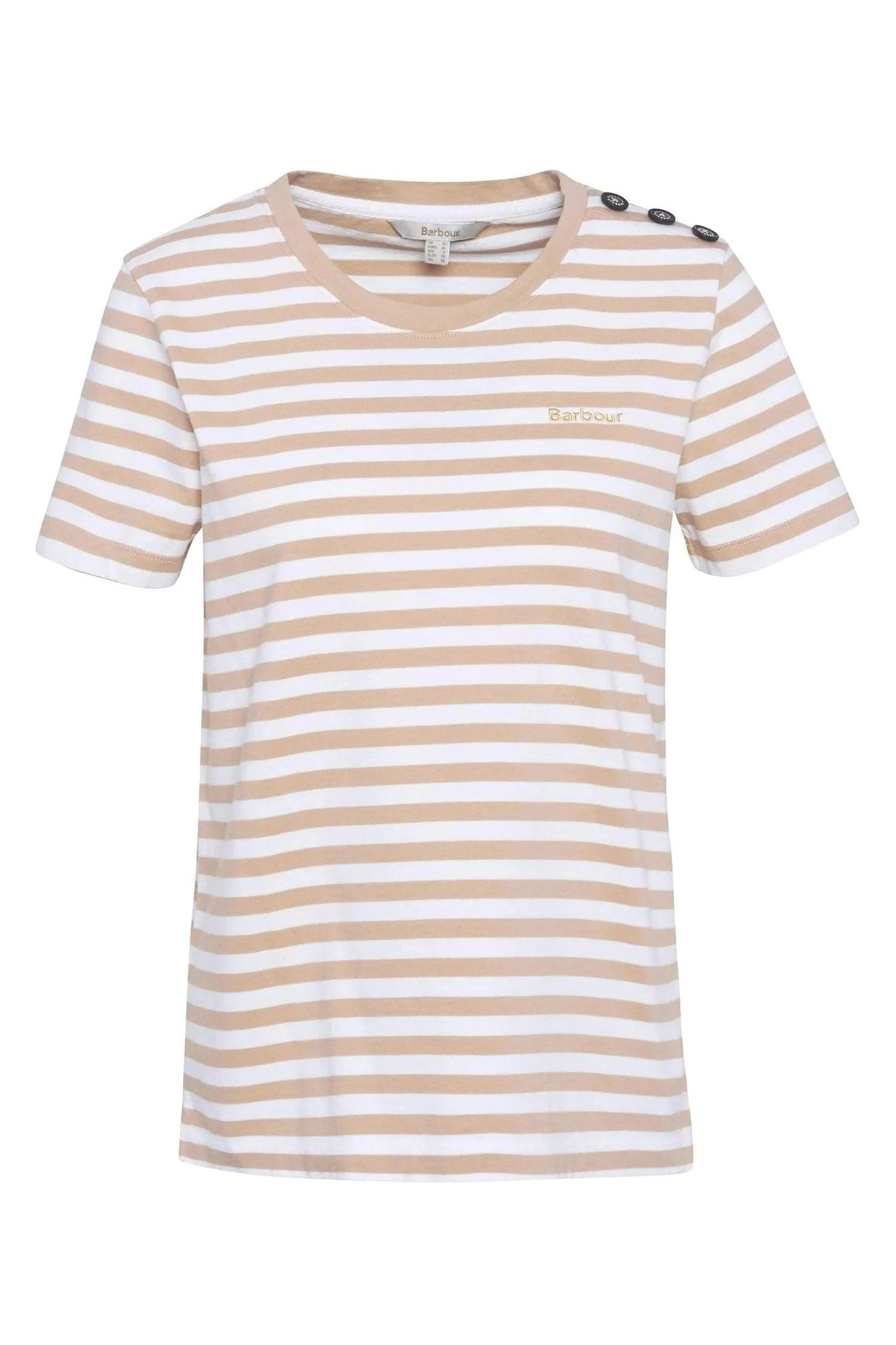 Ferryside Stripe T-Shirt - Toast