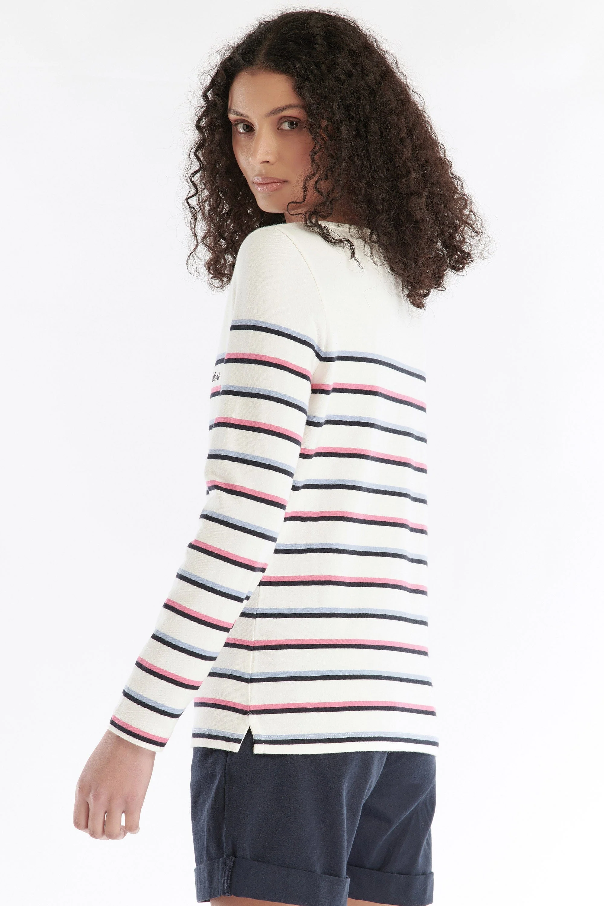 Hawkins Top - Off White Stripe - Image 4