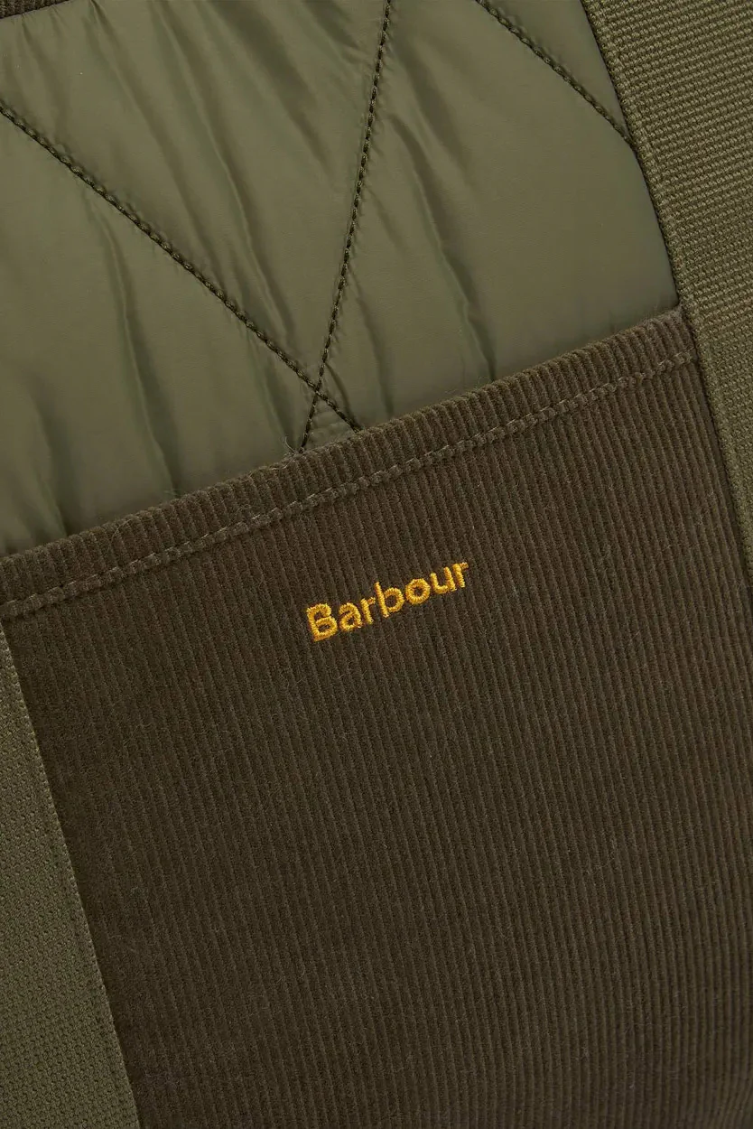 Healy Quilted Tote Bag - Olive - Image 5