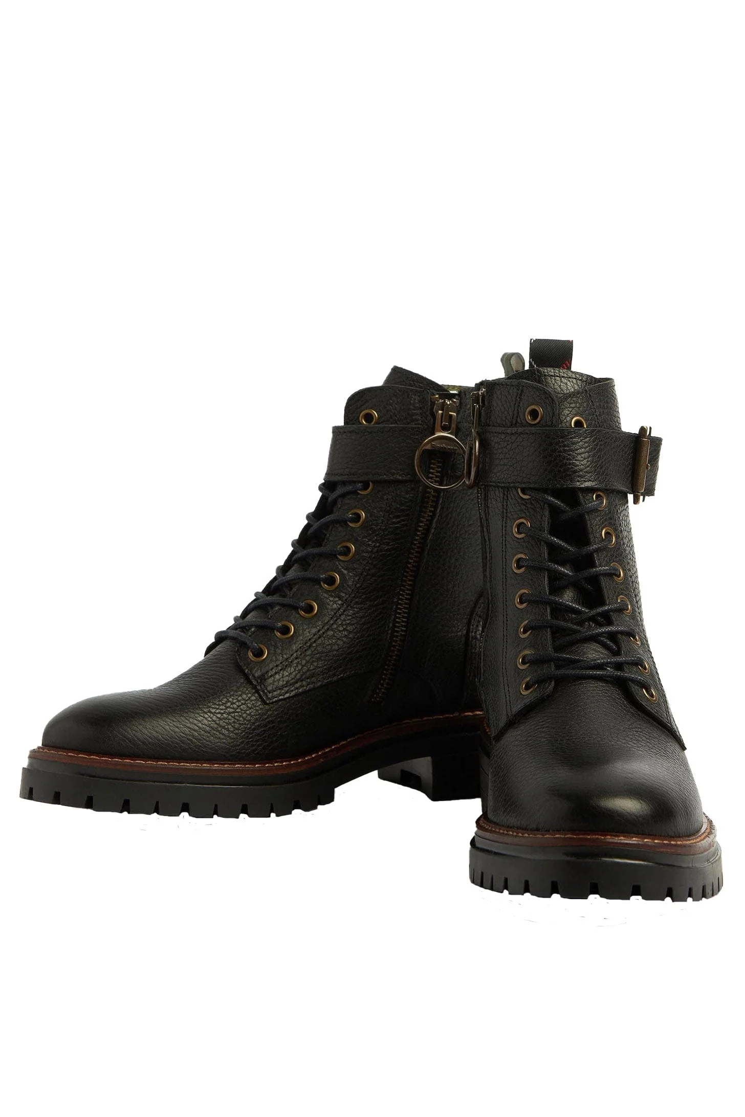 Heidi Commando Boots - Black - Image 3