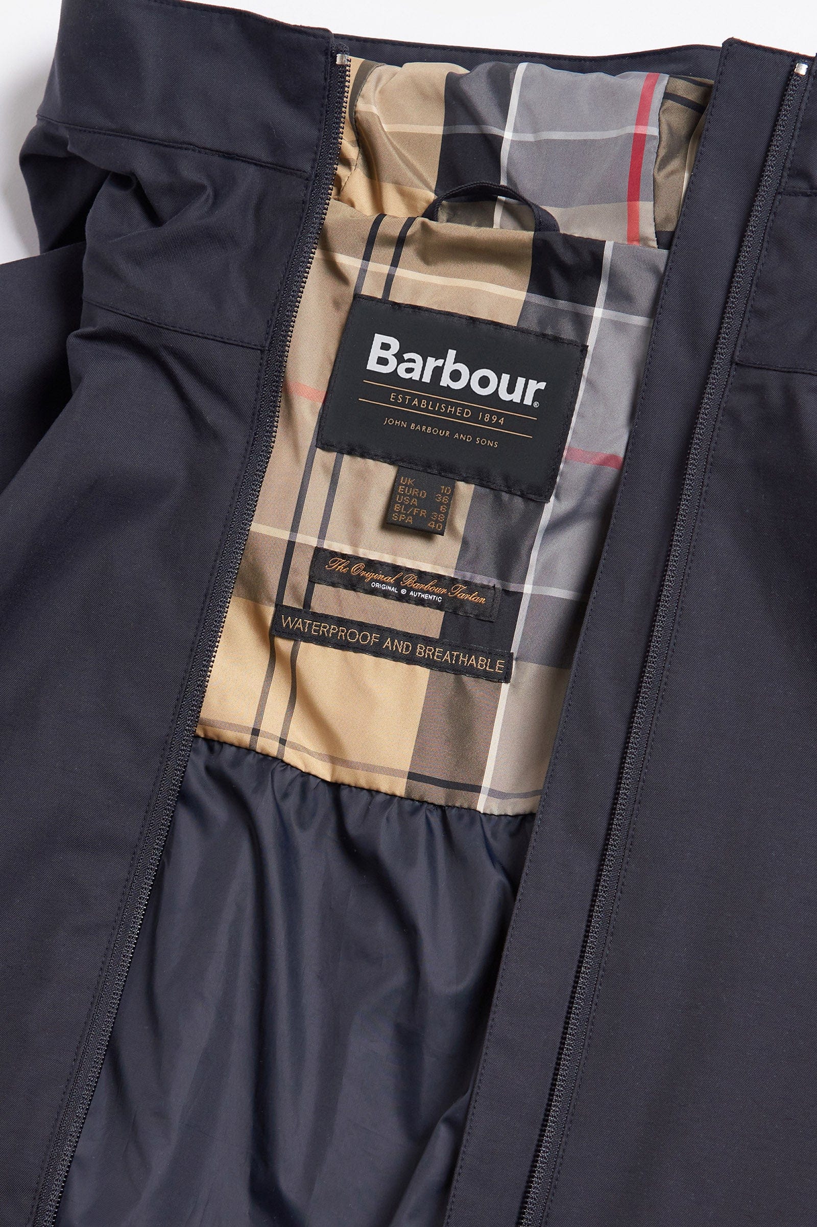 Heron Waterproof Jacket - Dark Navy - Image 7