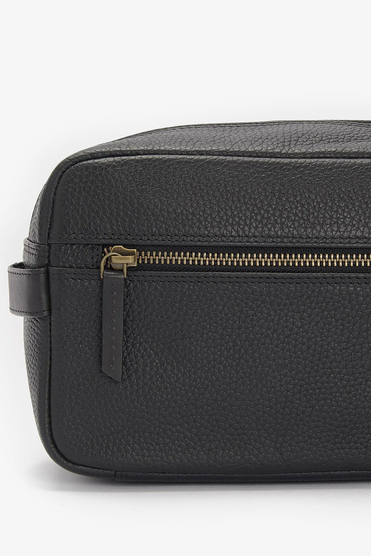 Highgate Leather Washbag - Black - Image 4