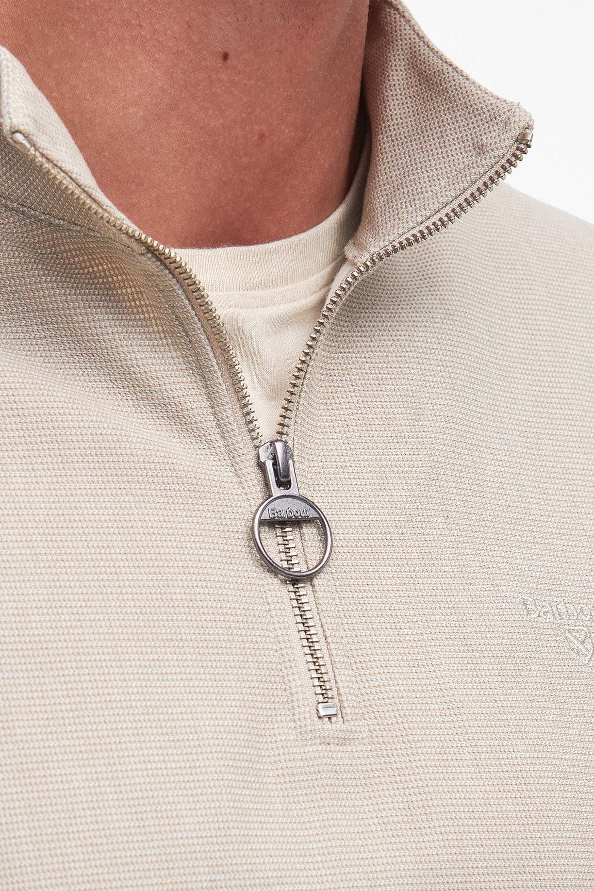 Houndwood Half-Zip Sweatshirt - Concrete - Image 6