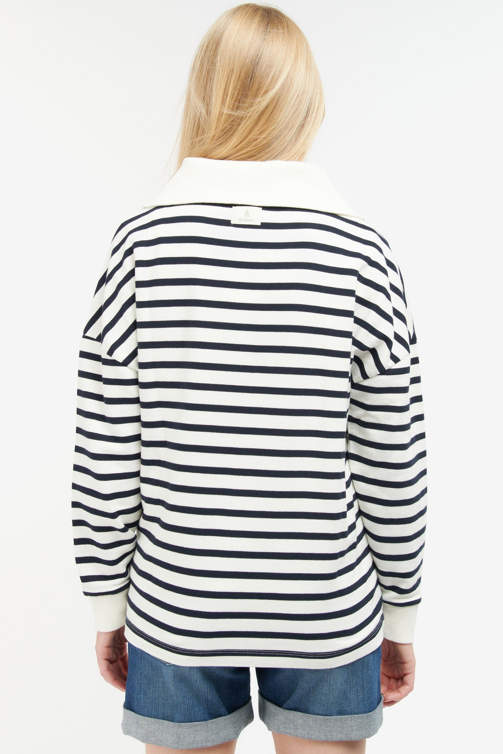Kendra Sweatshirt - Cloud/Navy Stripe - Image 4