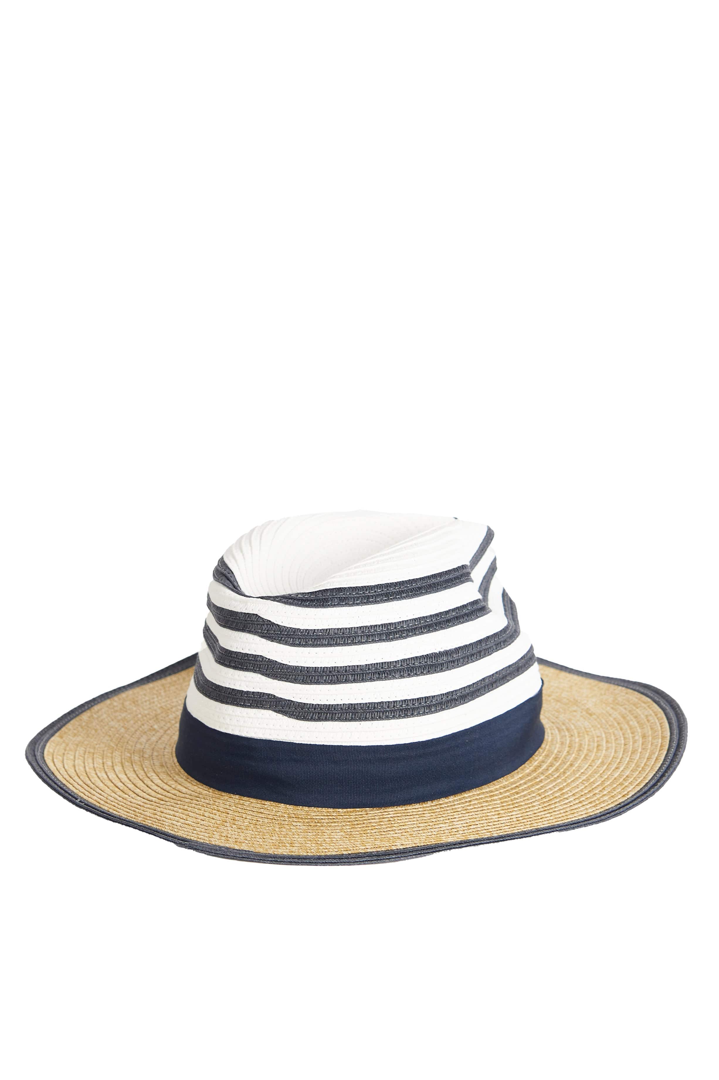 Kenmore Fedora - Navy/Ecru - Image 2