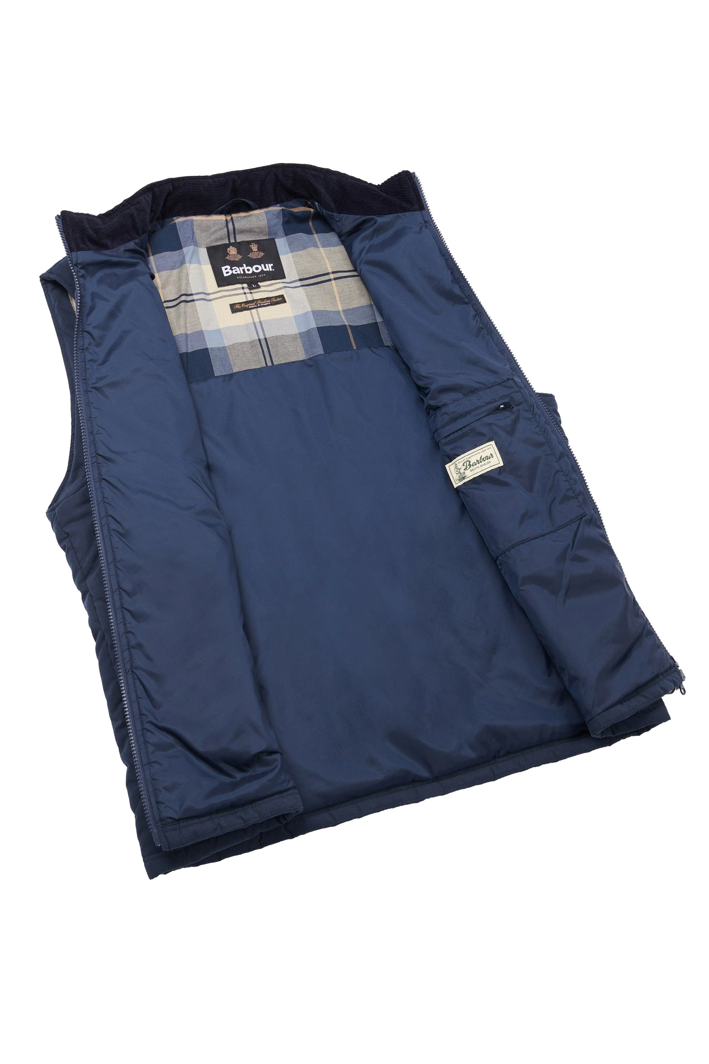 Kurt Gilet - Navy/River Birch Tartan - Image 6