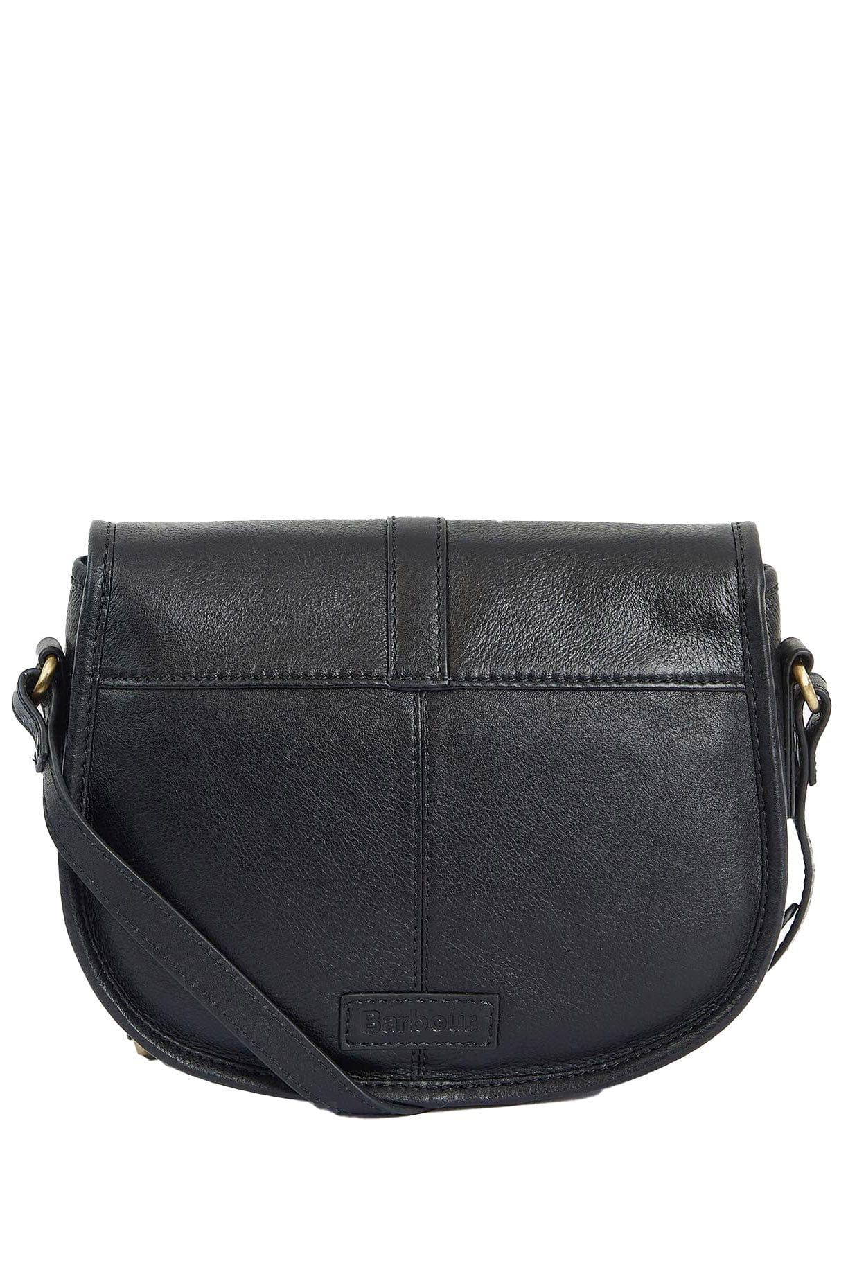 Laire Medium Leather Saddle Bag - Black - Image 2