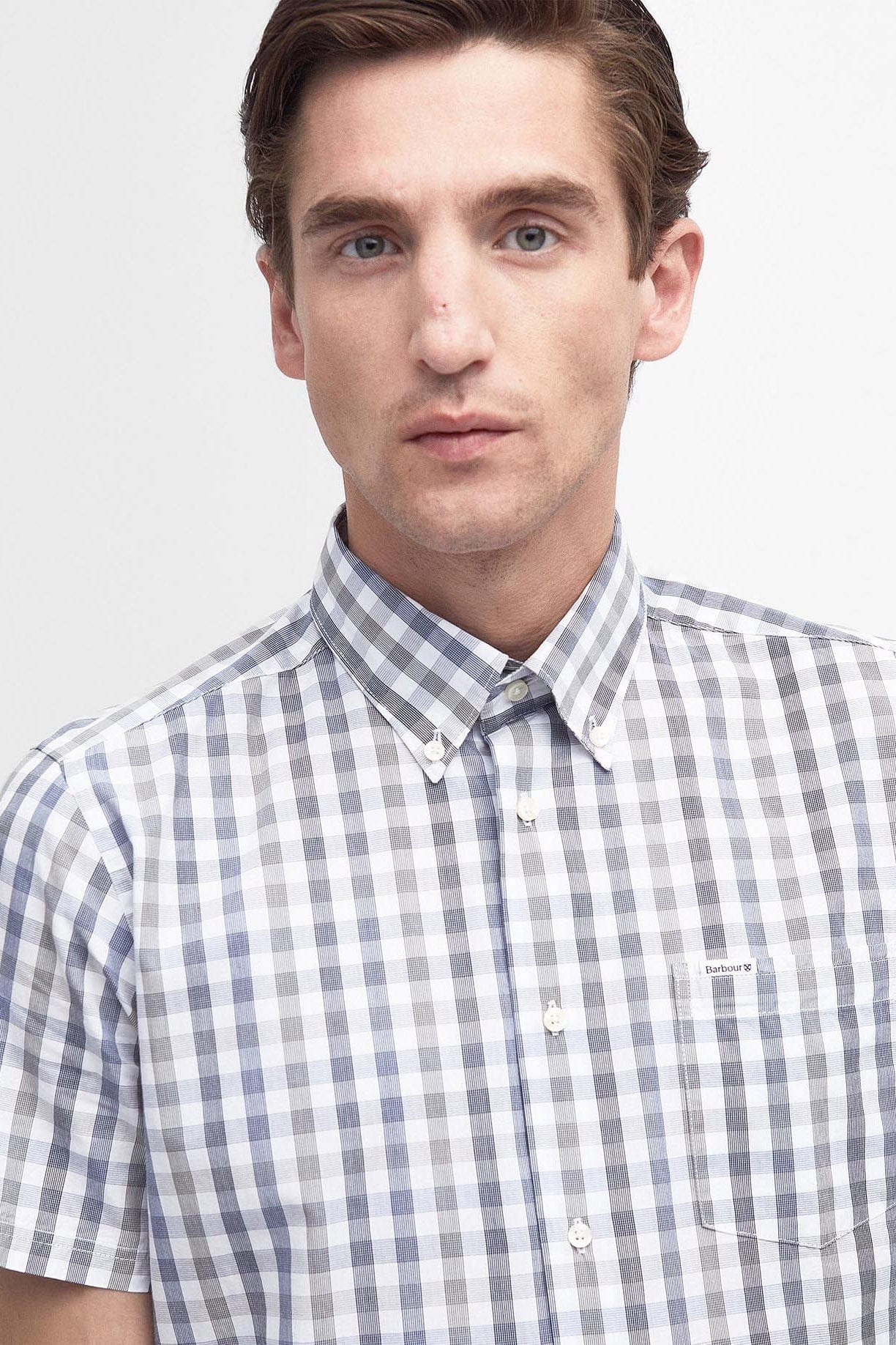 Longstone Short Sleeve Tailored Shirt - Olive - Image 4