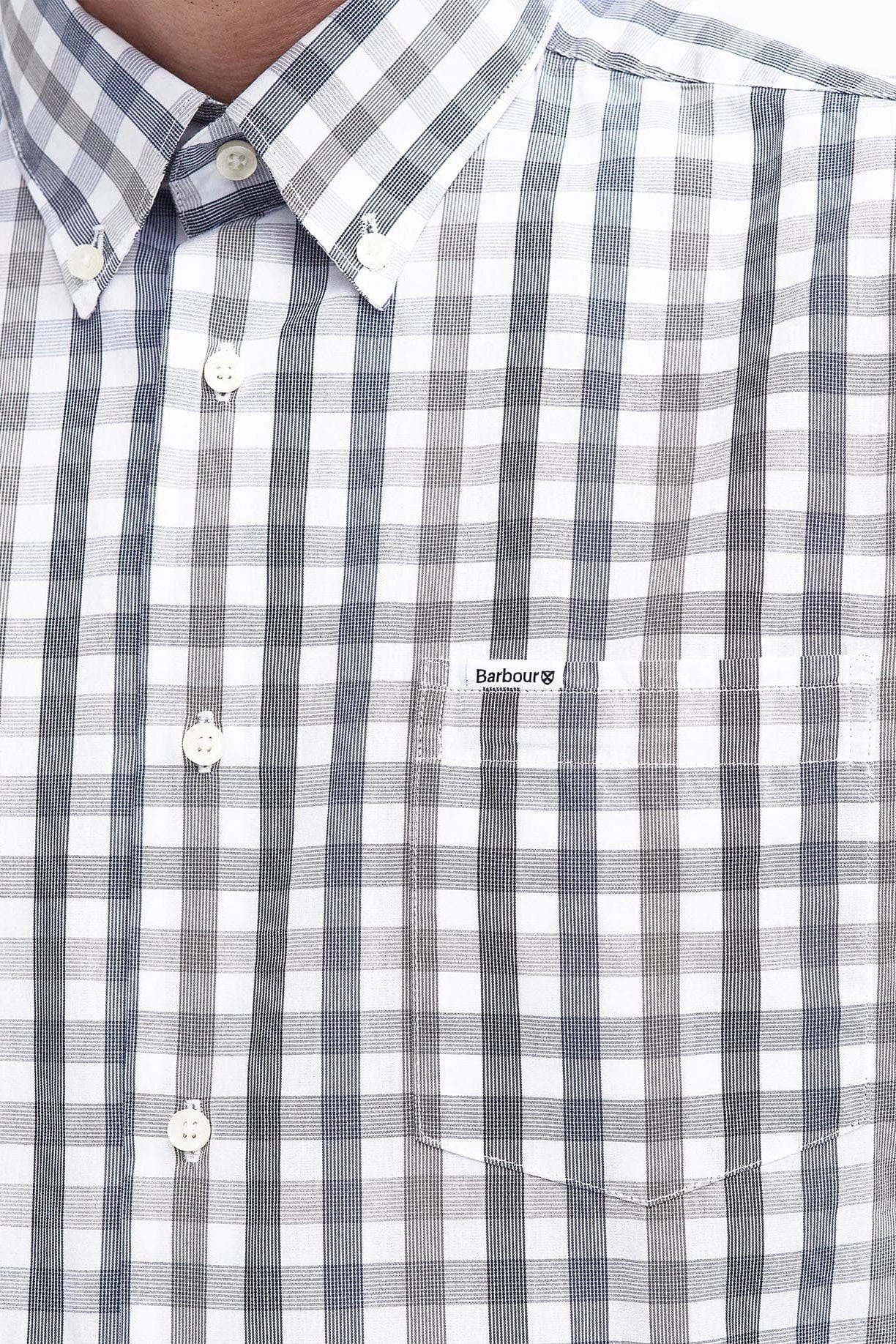 Longstone Short Sleeve Tailored Shirt - Olive - Image 5