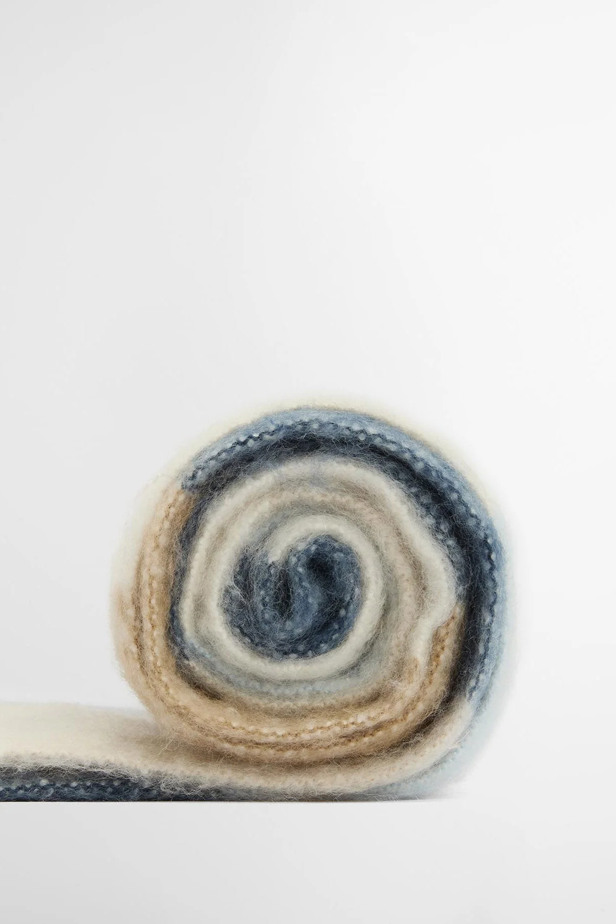 Marie Check Scarf - Ice Blue Check - Image 3