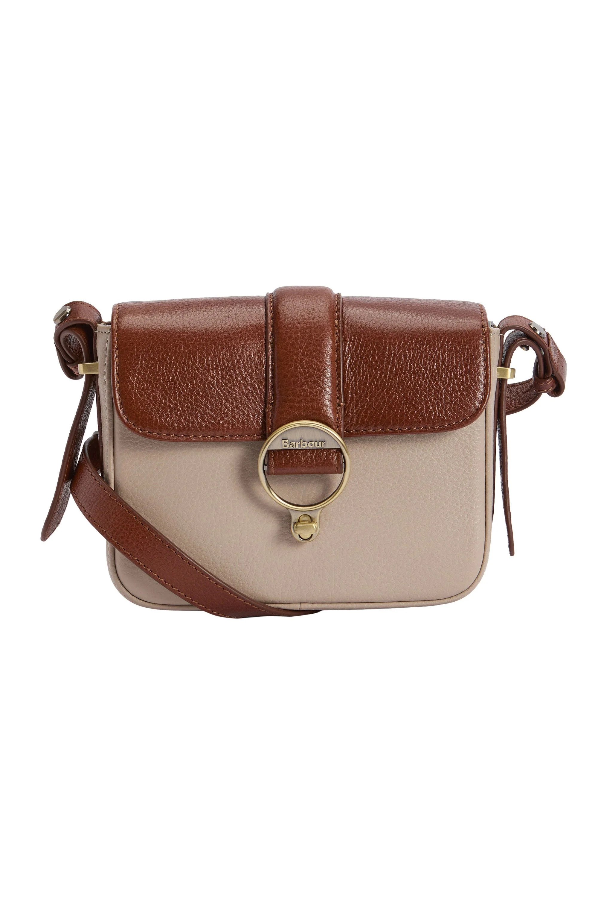 Mini Rosa Bag - Pebbled Pink/Brown