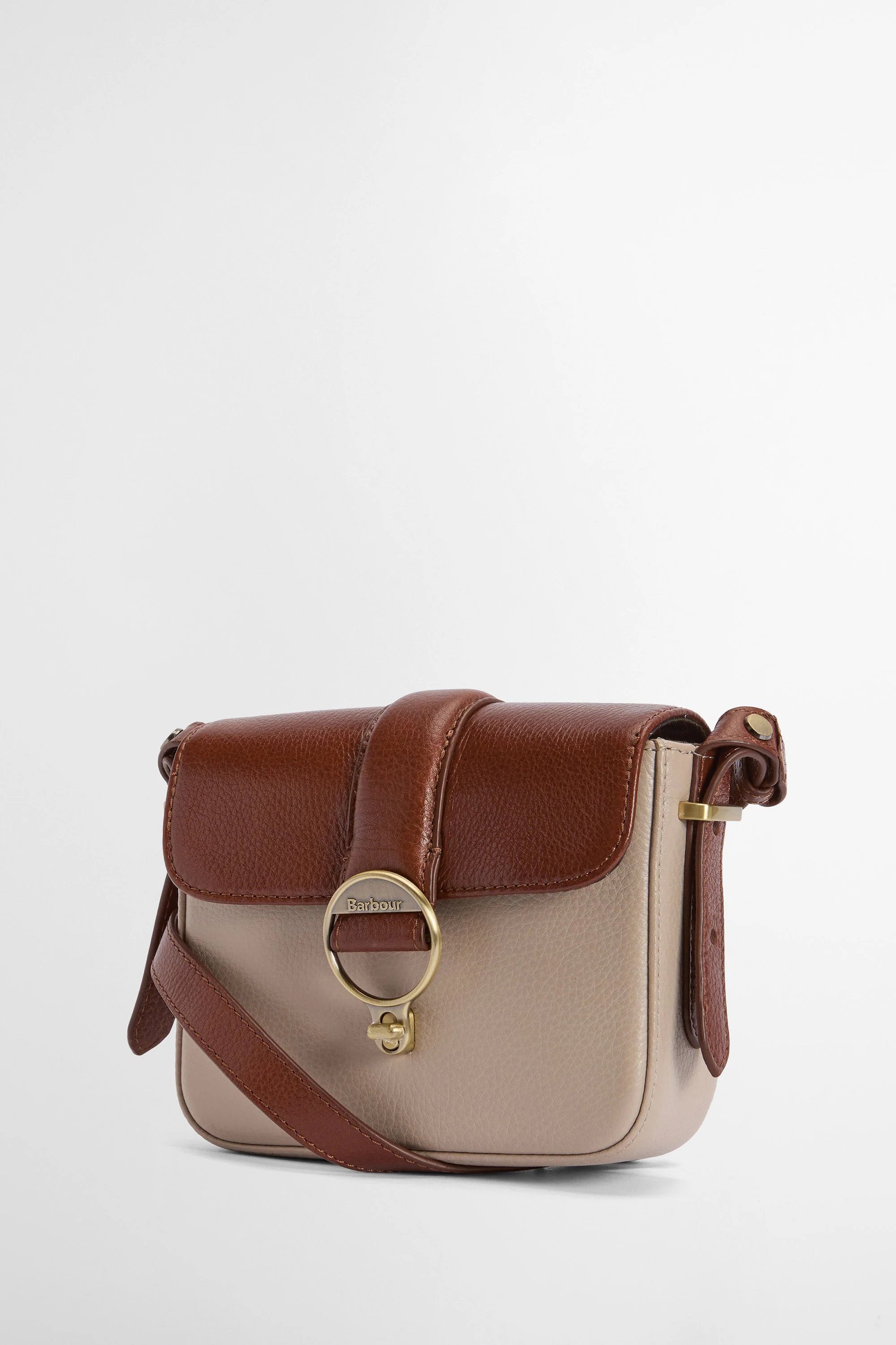 Mini Rosa Bag - Pebbled Pink/Brown - Image 3
