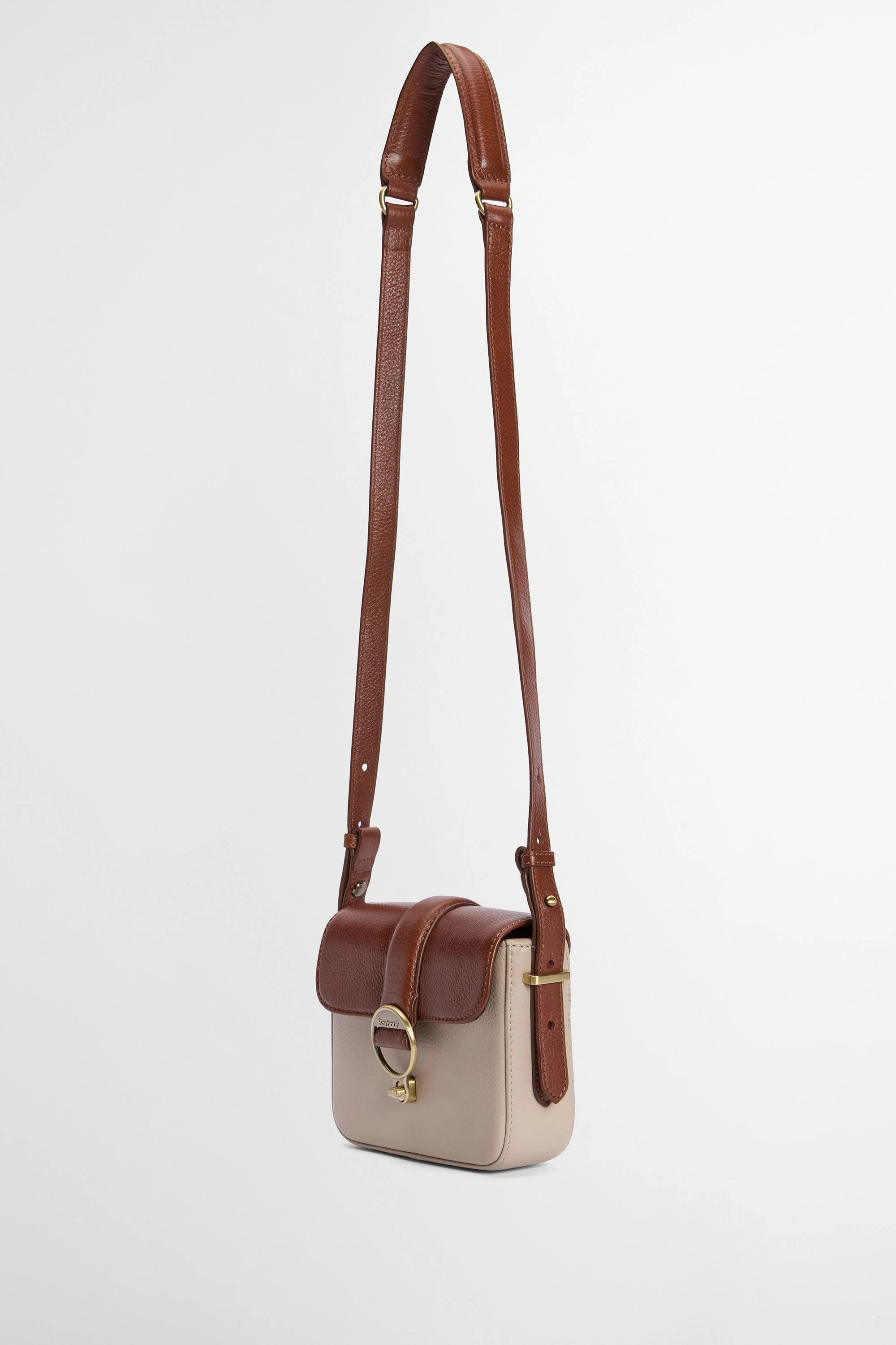 Mini Rosa Bag - Pebbled Pink/Brown - Image 6