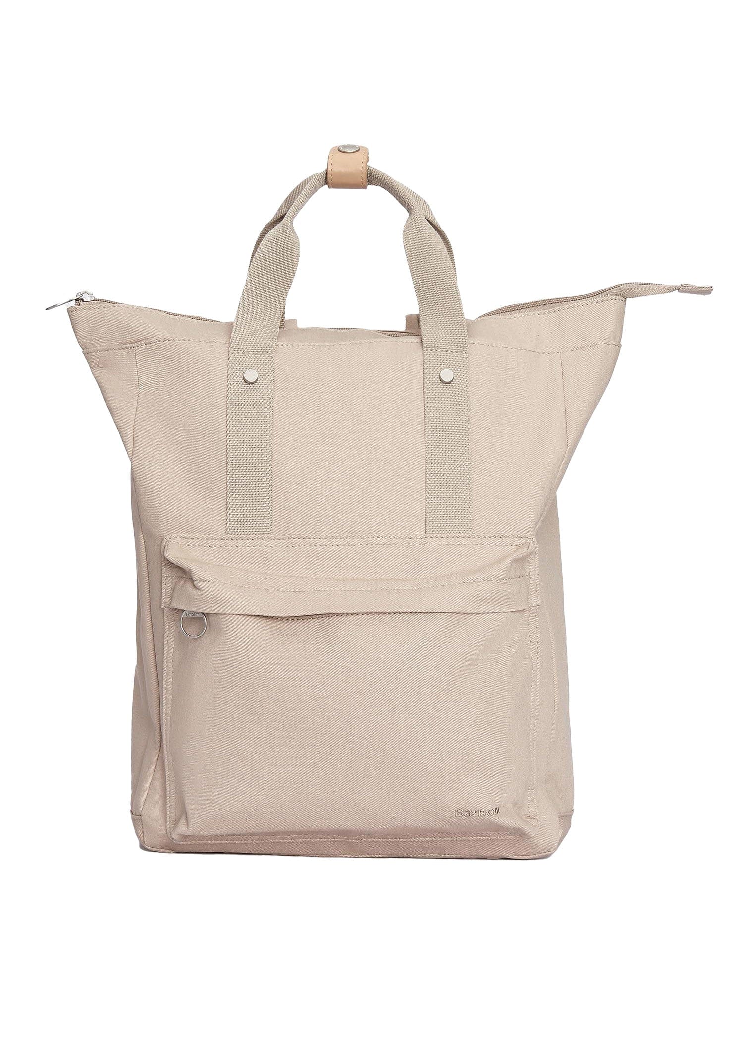 Olivia Cotton Canvas Backpack - Light Sand