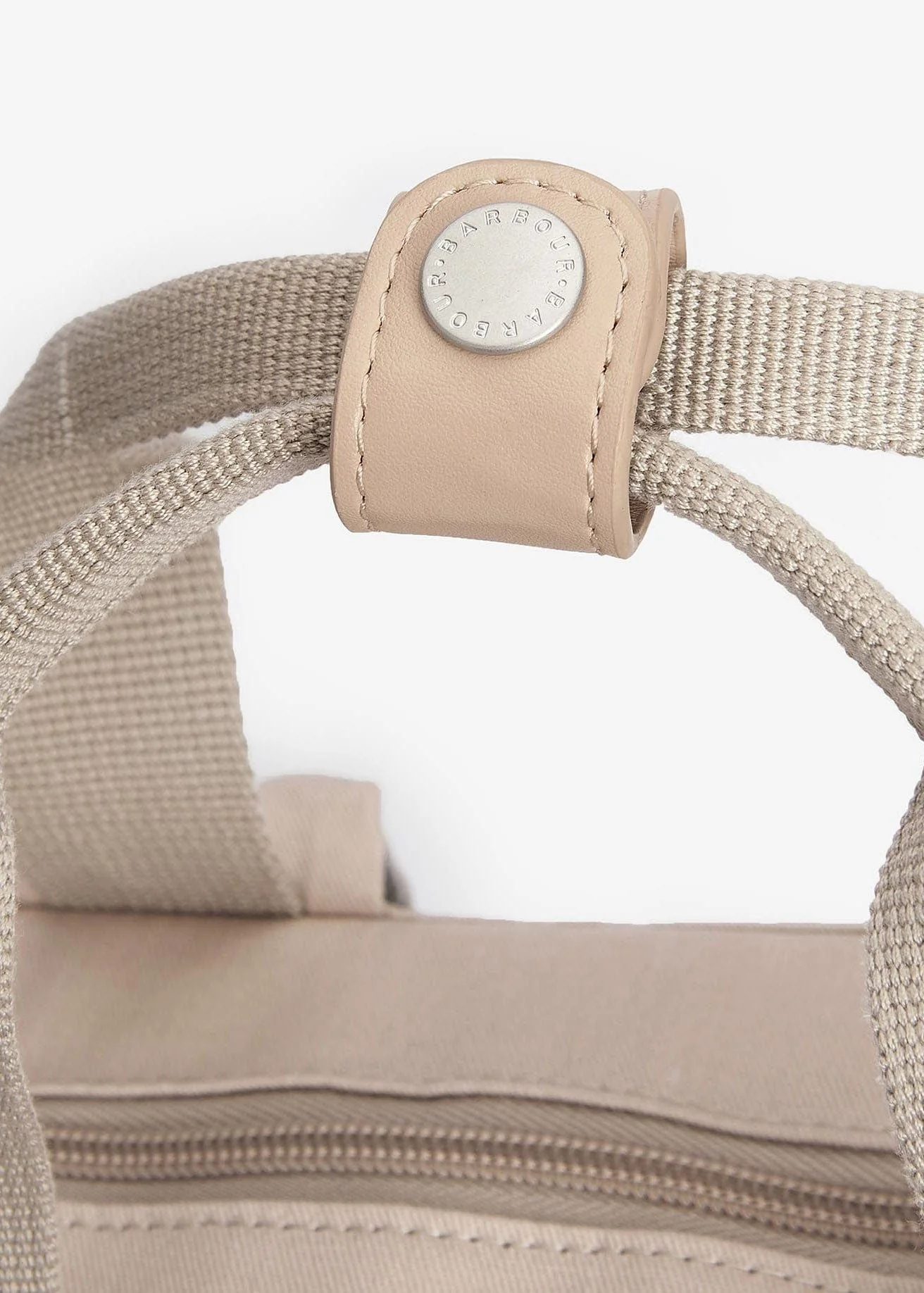 Olivia Cotton Canvas Backpack - Light Sand - Image 3