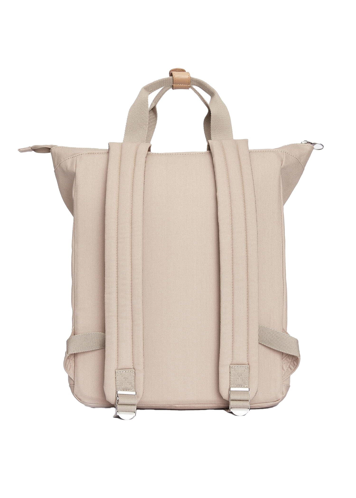Olivia Cotton Canvas Backpack - Light Sand - Image 6