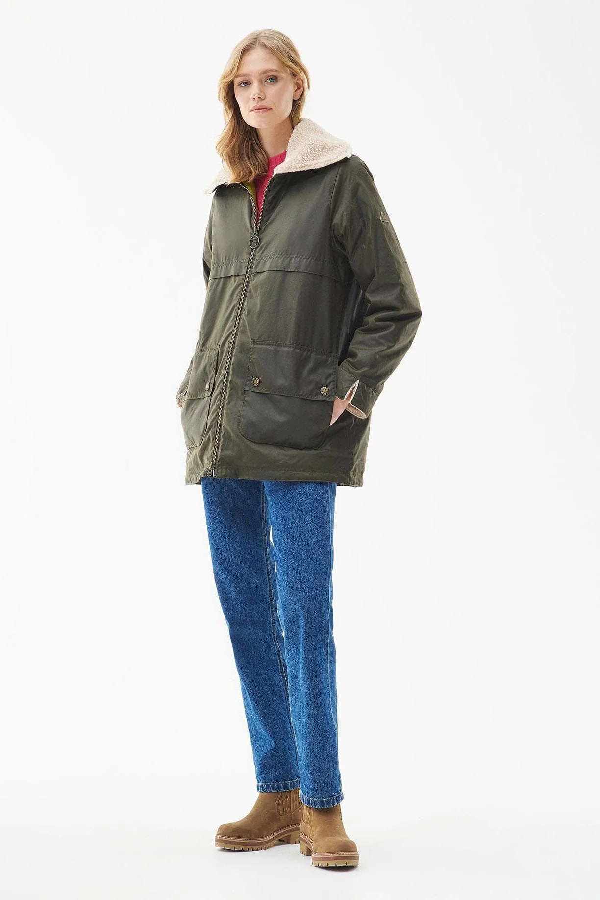 Pine Wax Jacket - Archive Olive - Image 4