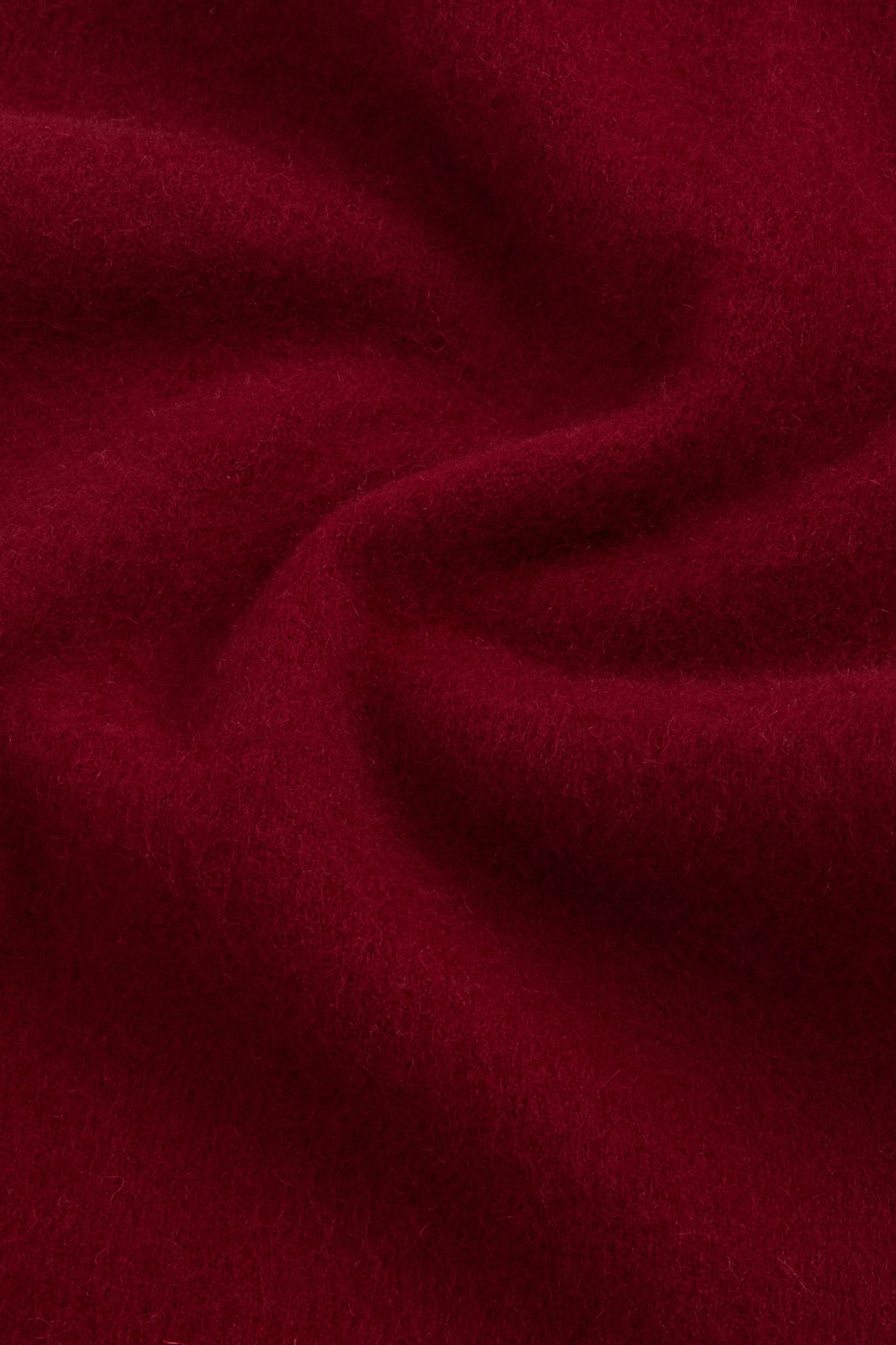 Plain Lambswool Scarf - Biking Red - Image 4