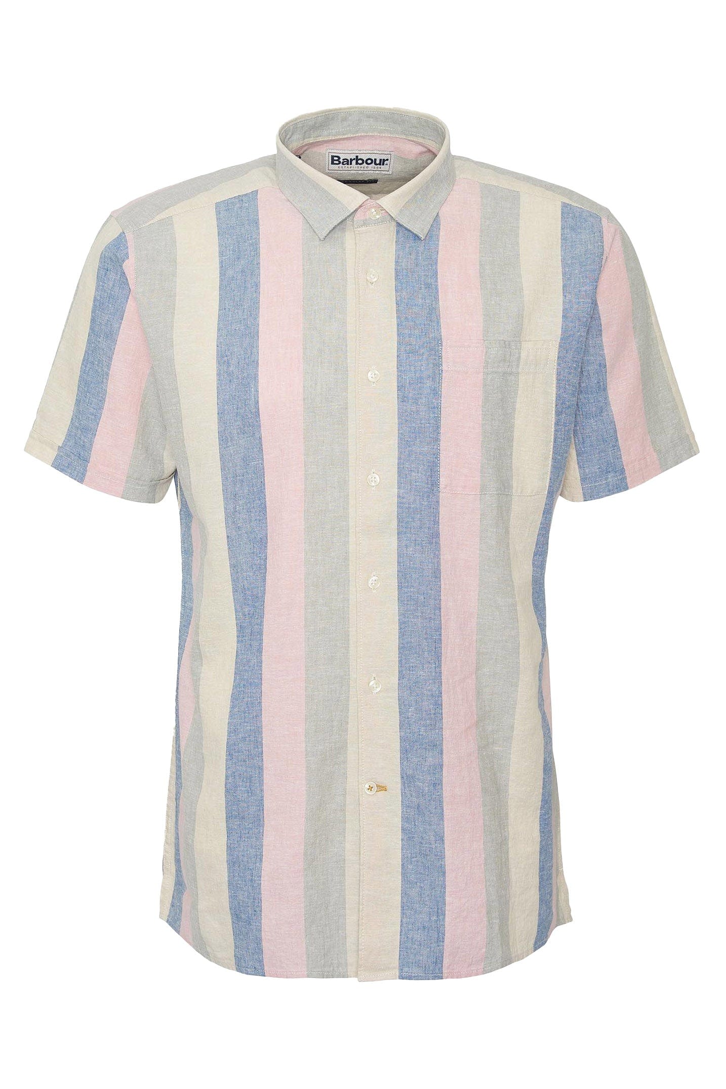 Portwell Regular Fit Short Sleeve Shirt - Olive